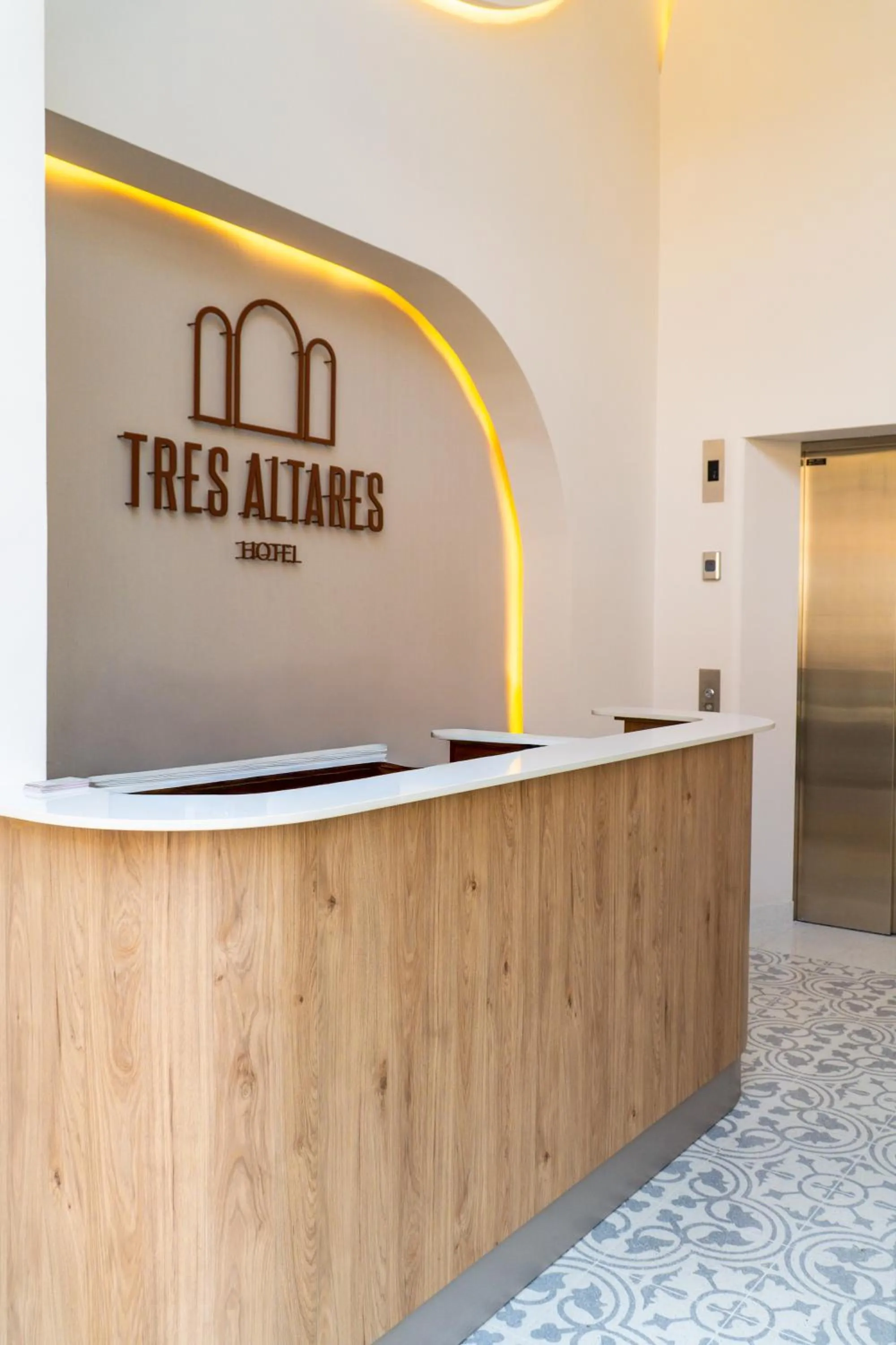 Lobby or reception in Hotel Tres Altares Sabaneta