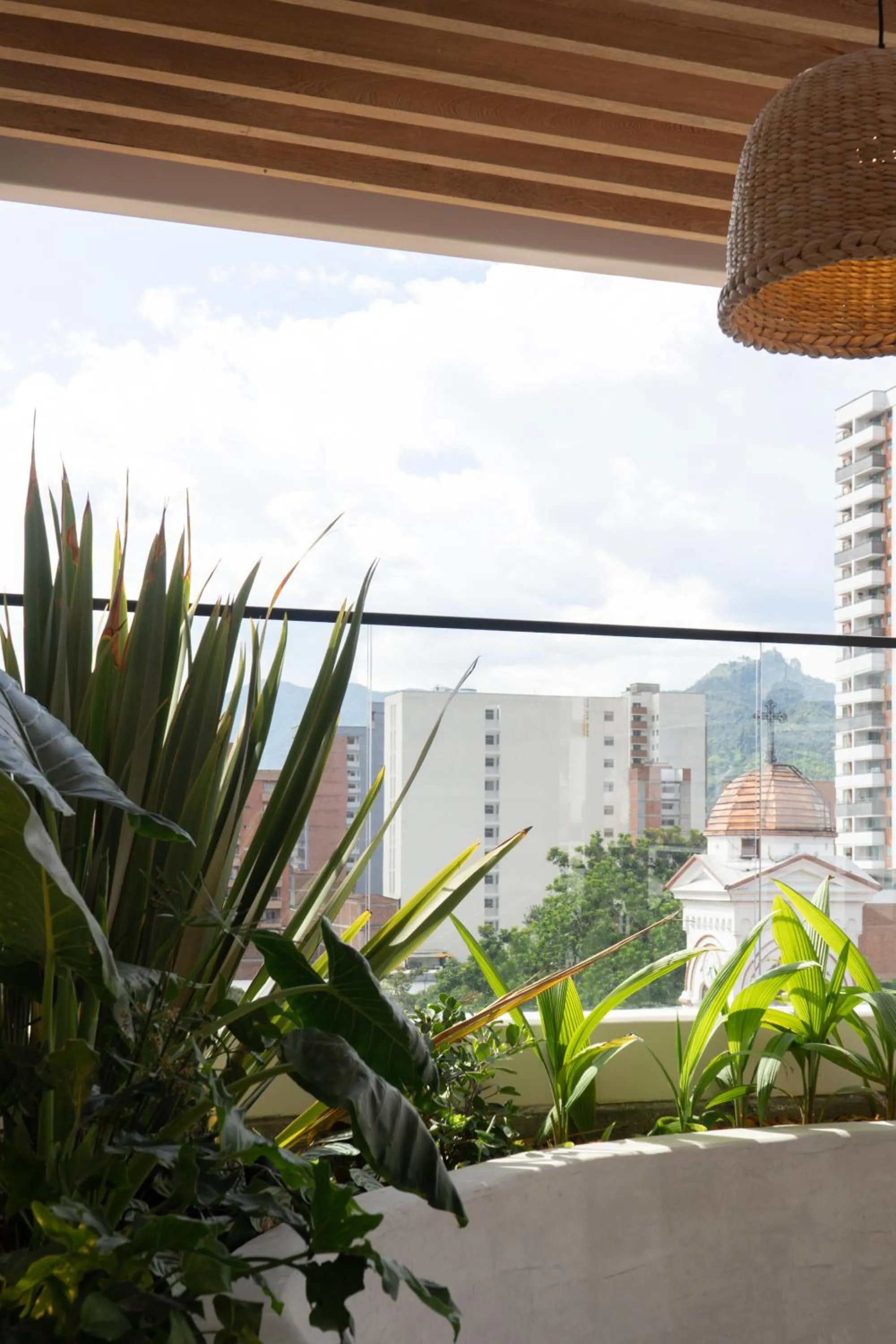 Balcony/Terrace in Hotel Tres Altares Sabaneta