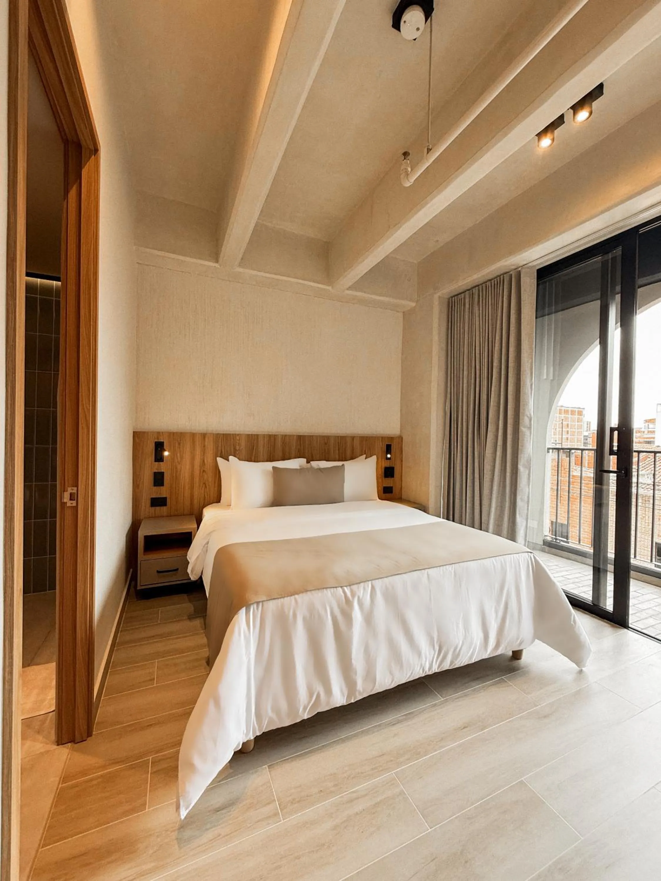 Bed in Hotel Tres Altares Sabaneta