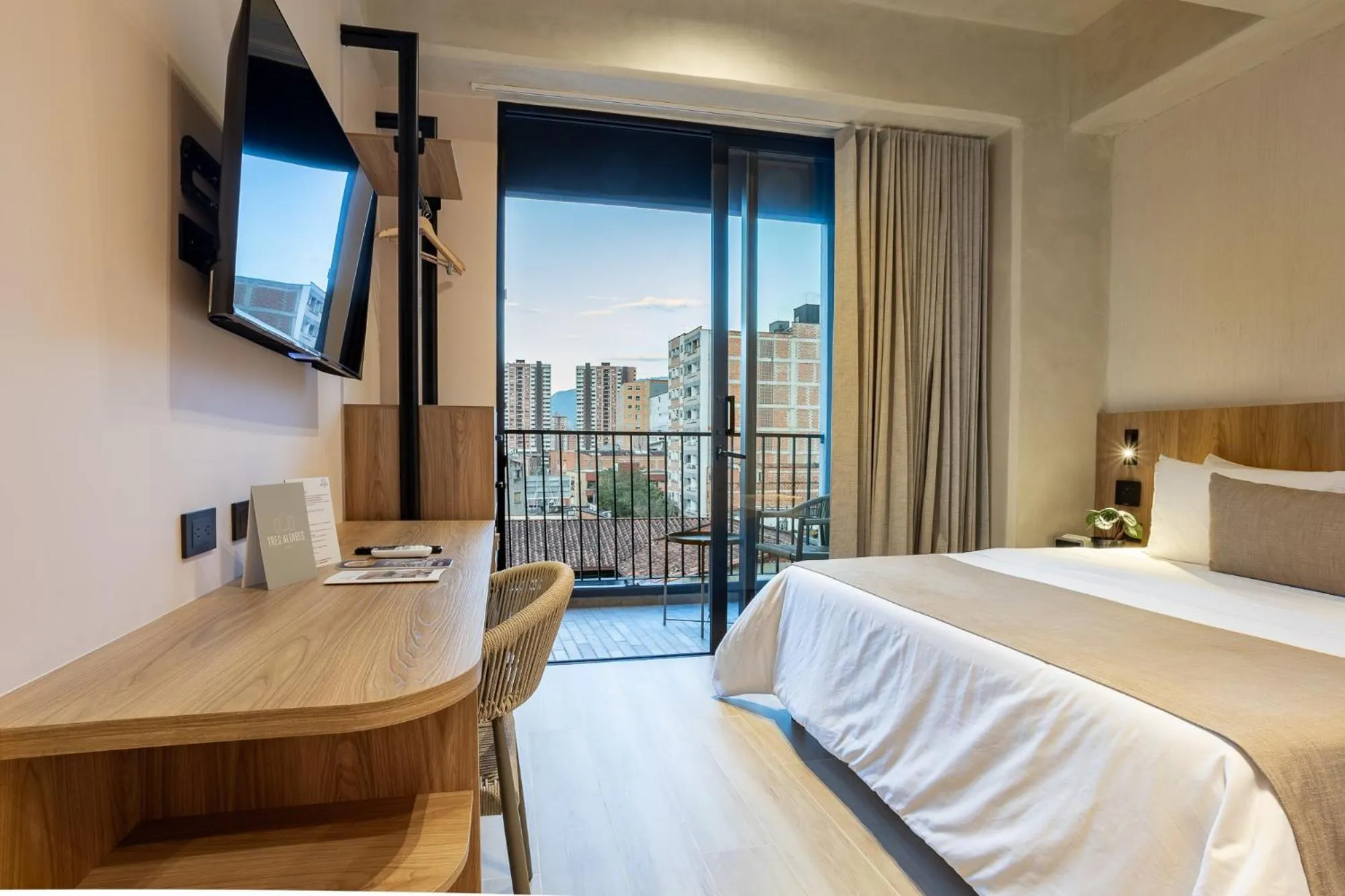 Bed in Hotel Tres Altares Sabaneta