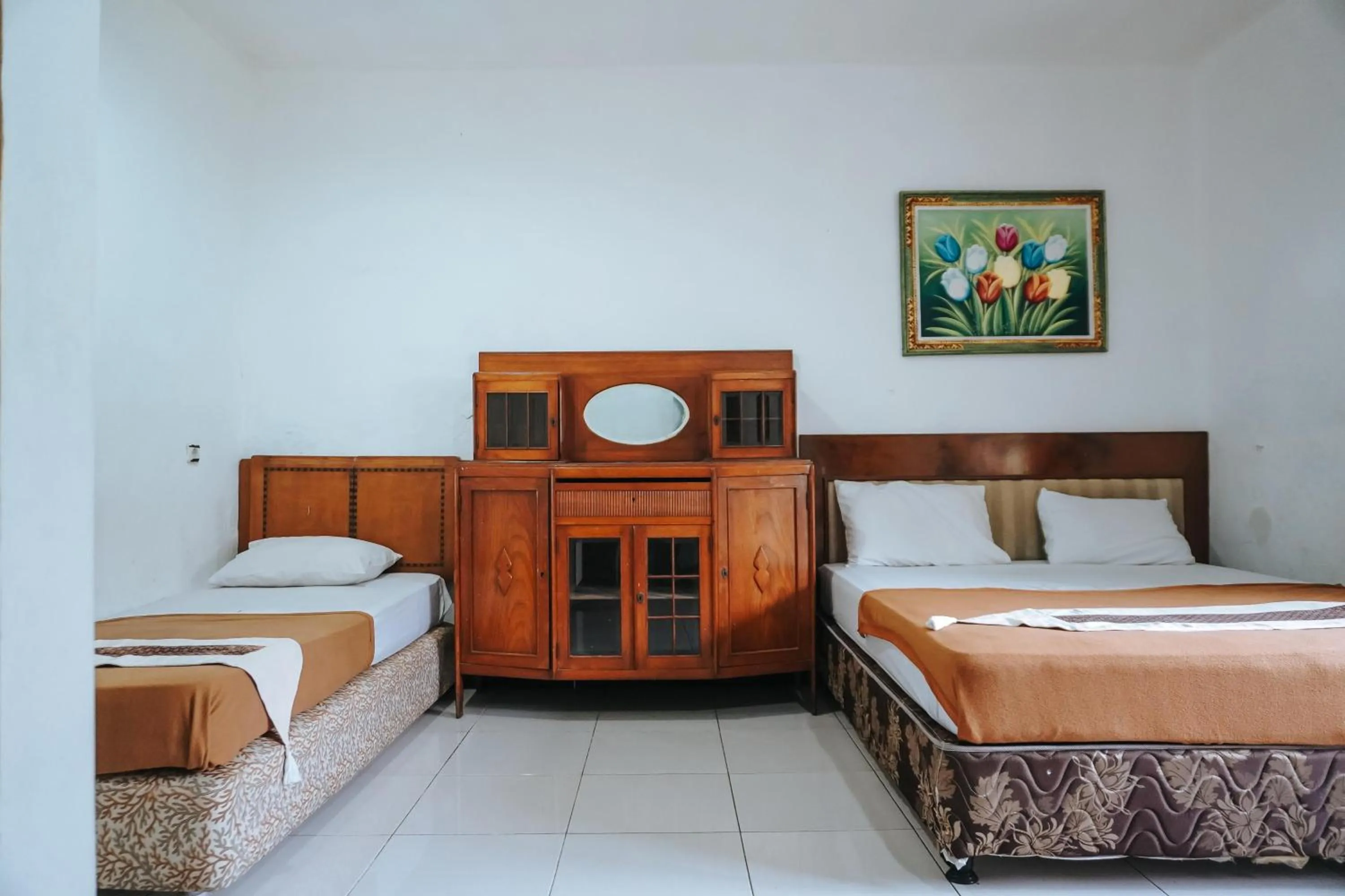 Bed in wisma green maribaya