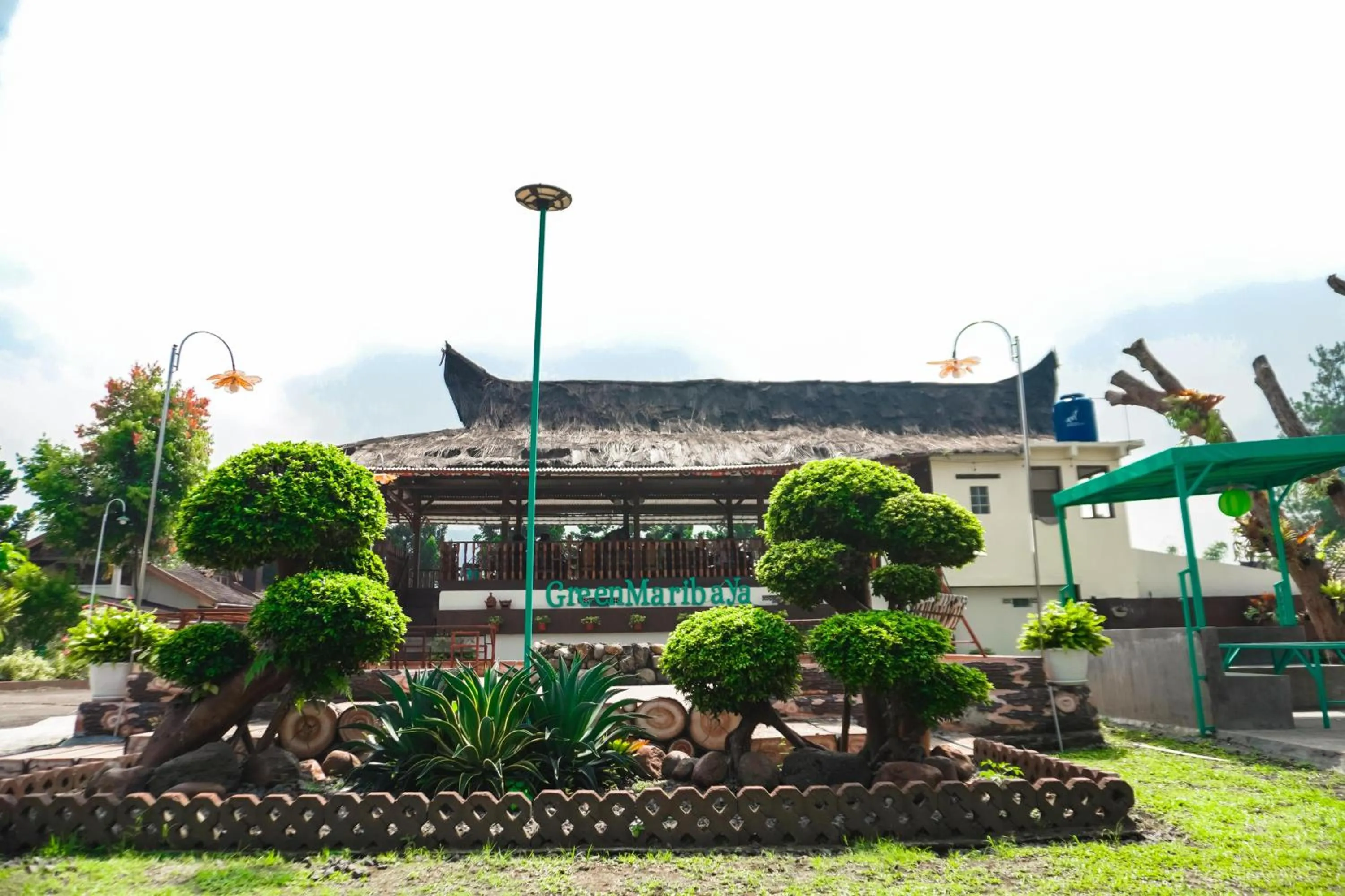 Garden in wisma green maribaya