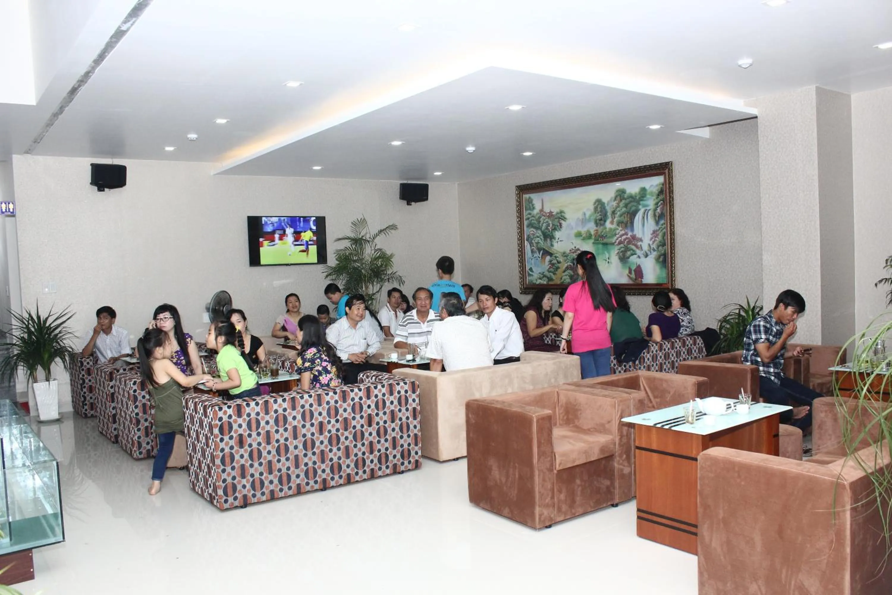 Lobby or reception in Hoang Ngoc Hotel