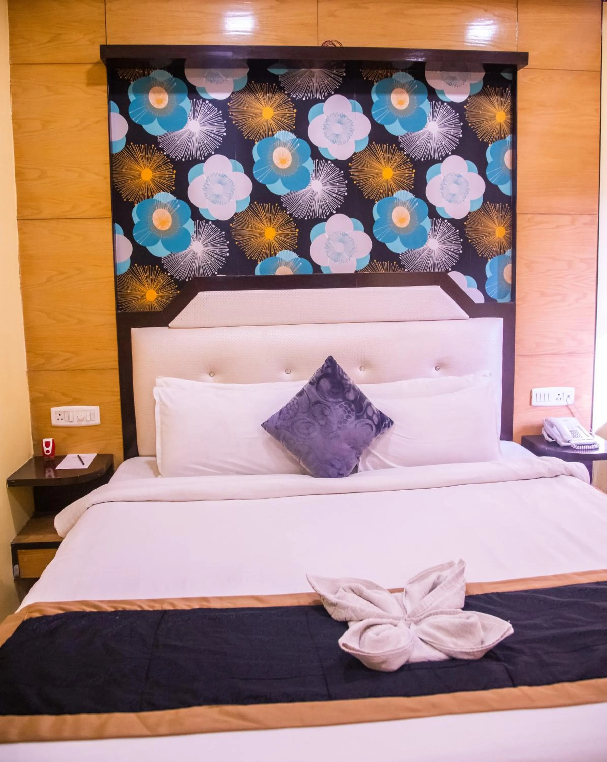 Bed in Hotel Sonar Tori