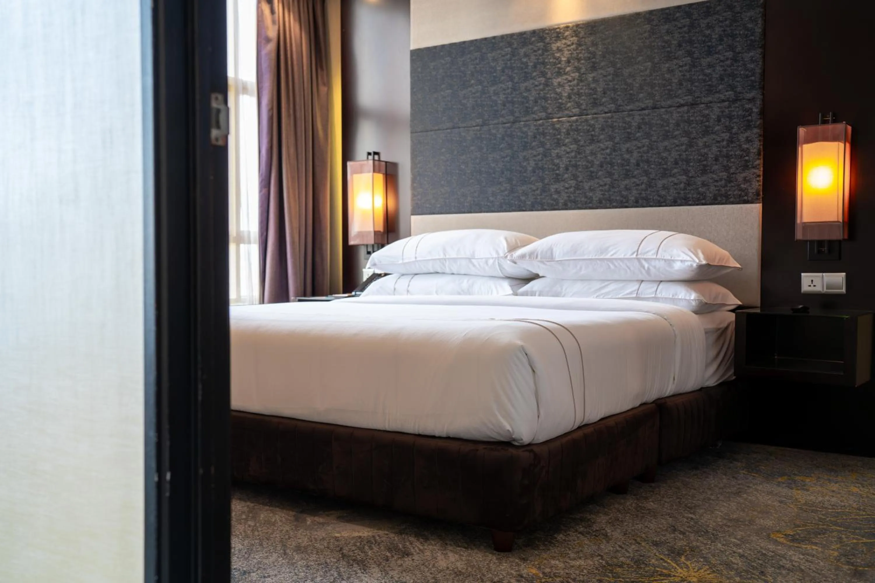 Bedroom, Bed in The Waterfront Hotel Kuching