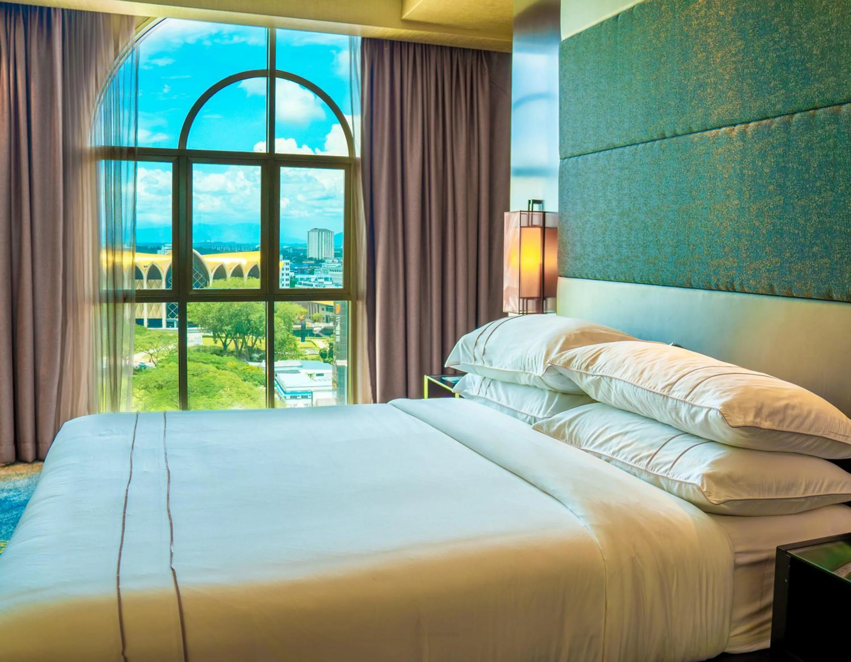 Bedroom, Bed in The Waterfront Hotel Kuching