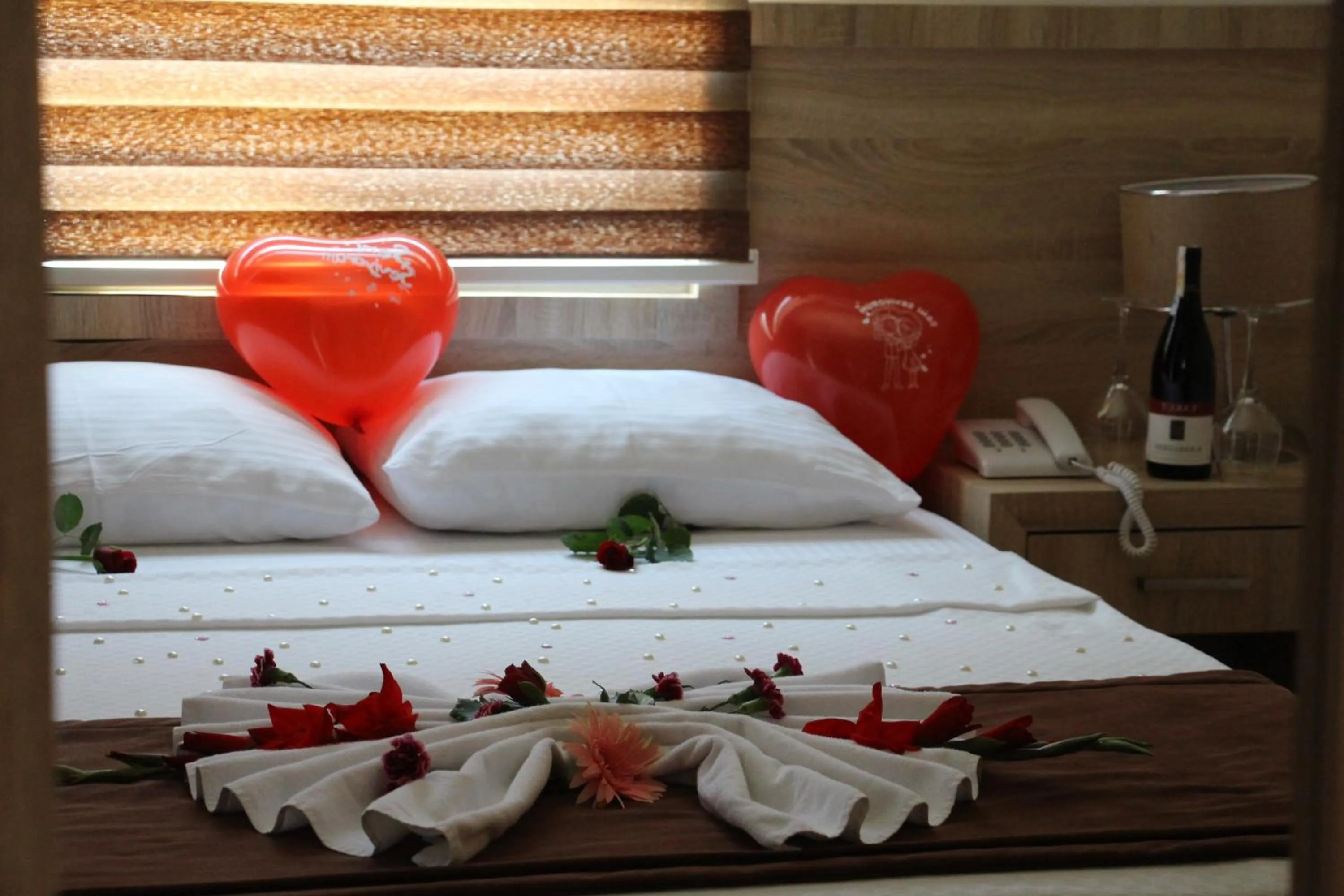 Bed in The Marmaris Boutique Hotel