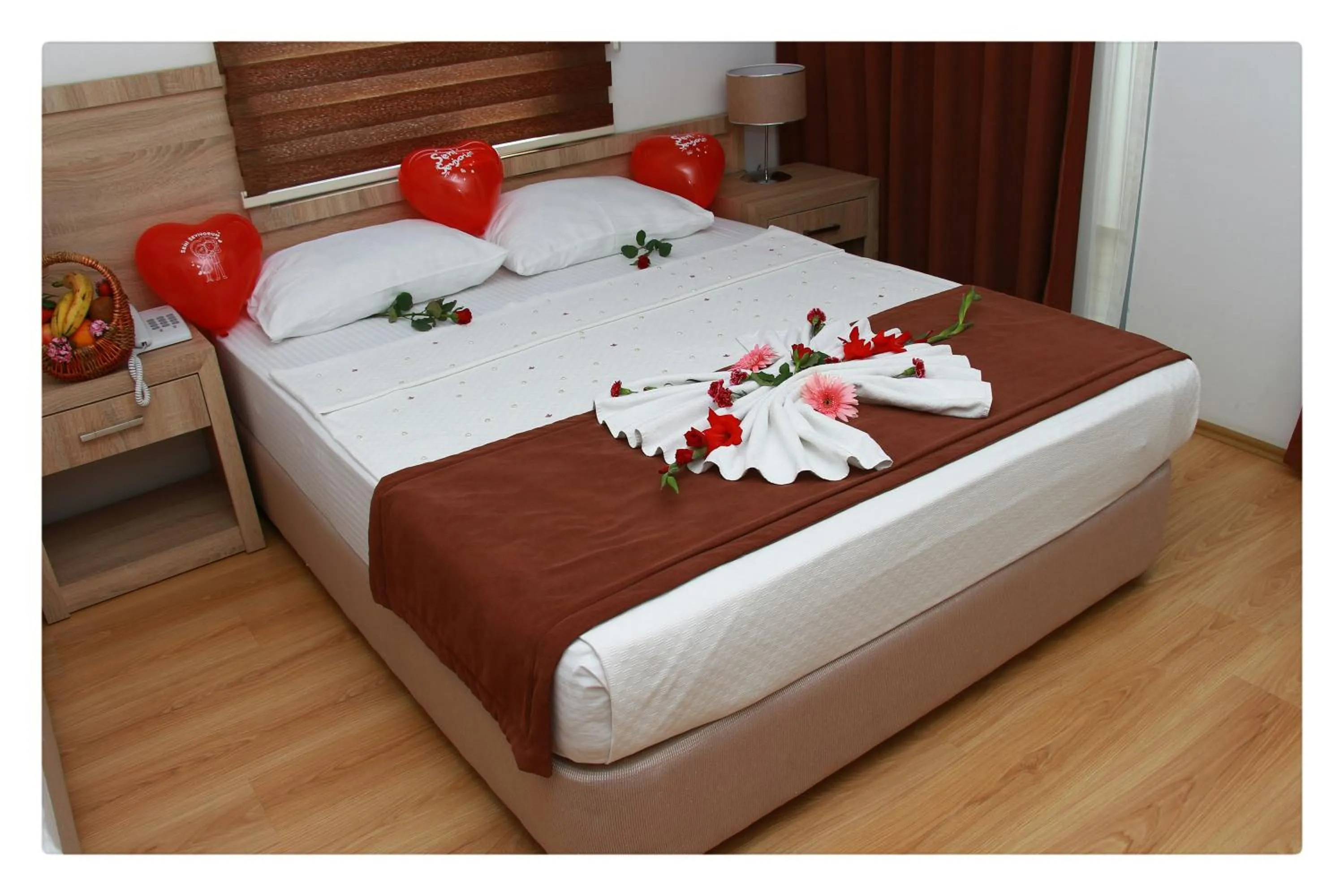 Bed in The Marmaris Boutique Hotel