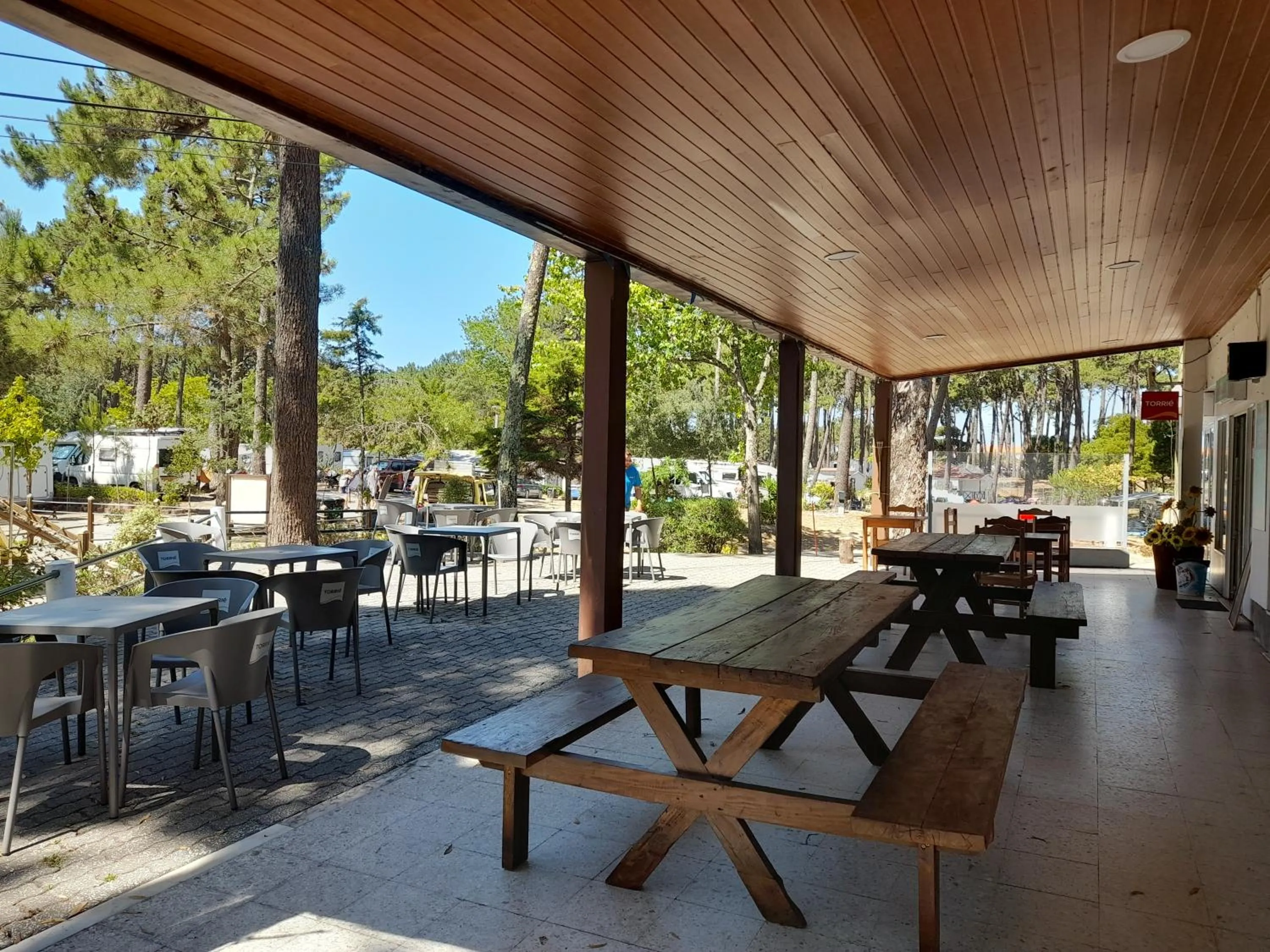 Balcony/Terrace in Parque de Campismo Orbitur Caminha
