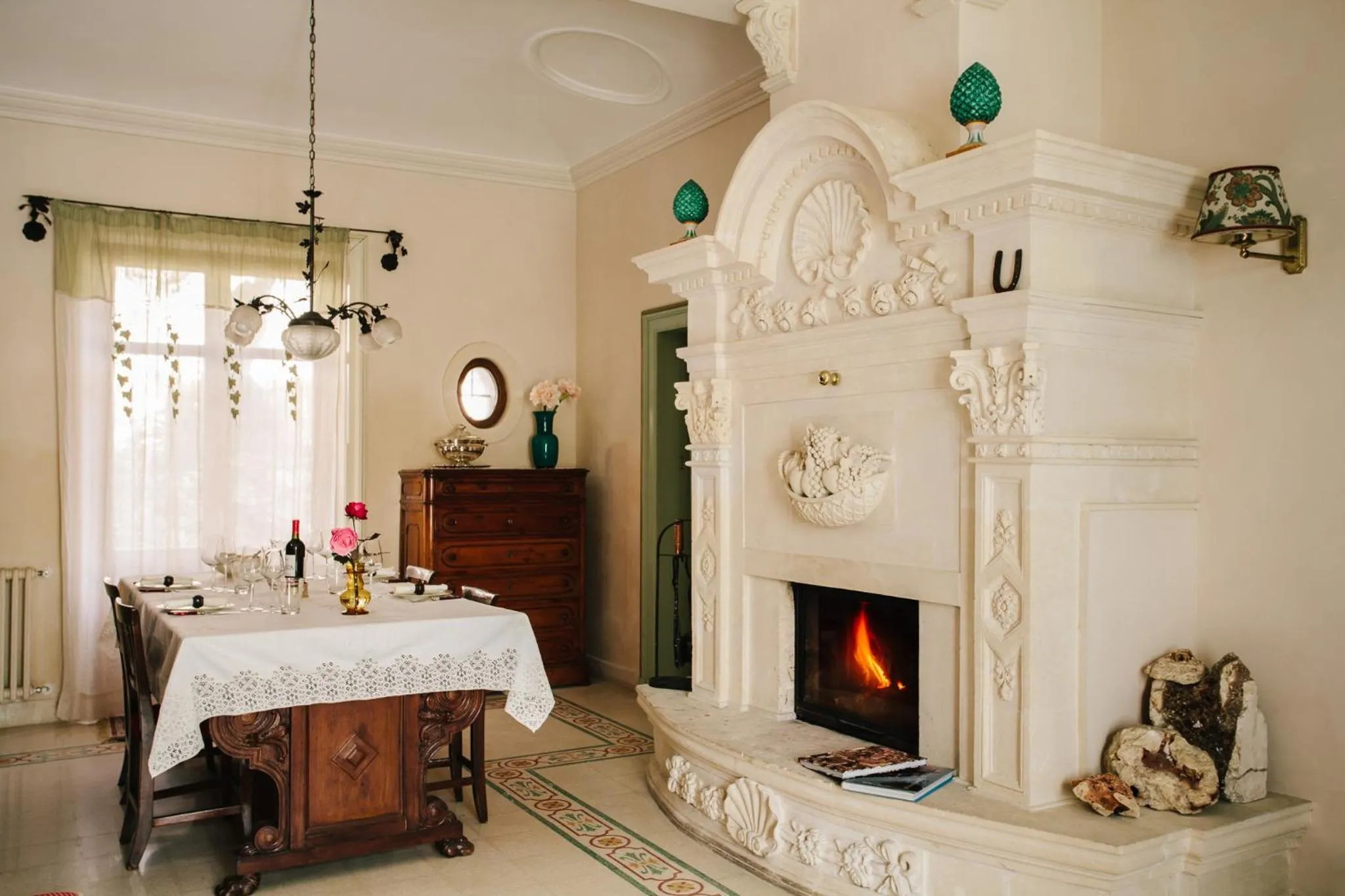 Seating area in Dimora Archimedea