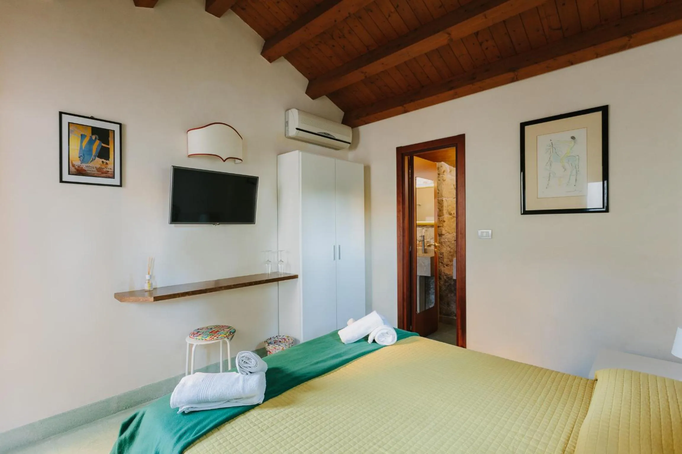 Bedroom, Bed in Dimora Archimedea