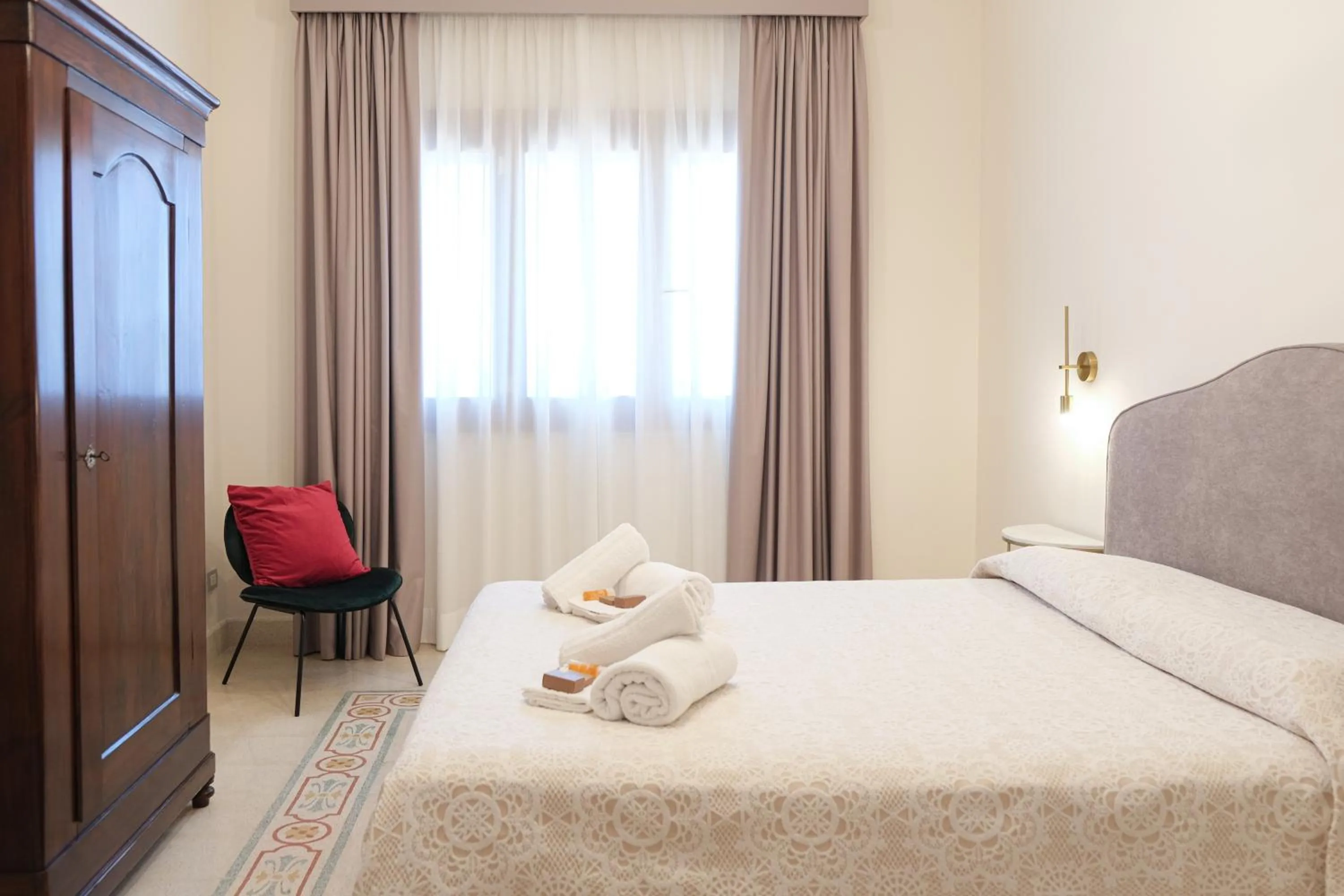 Bedroom, Bed in Dimora Archimedea