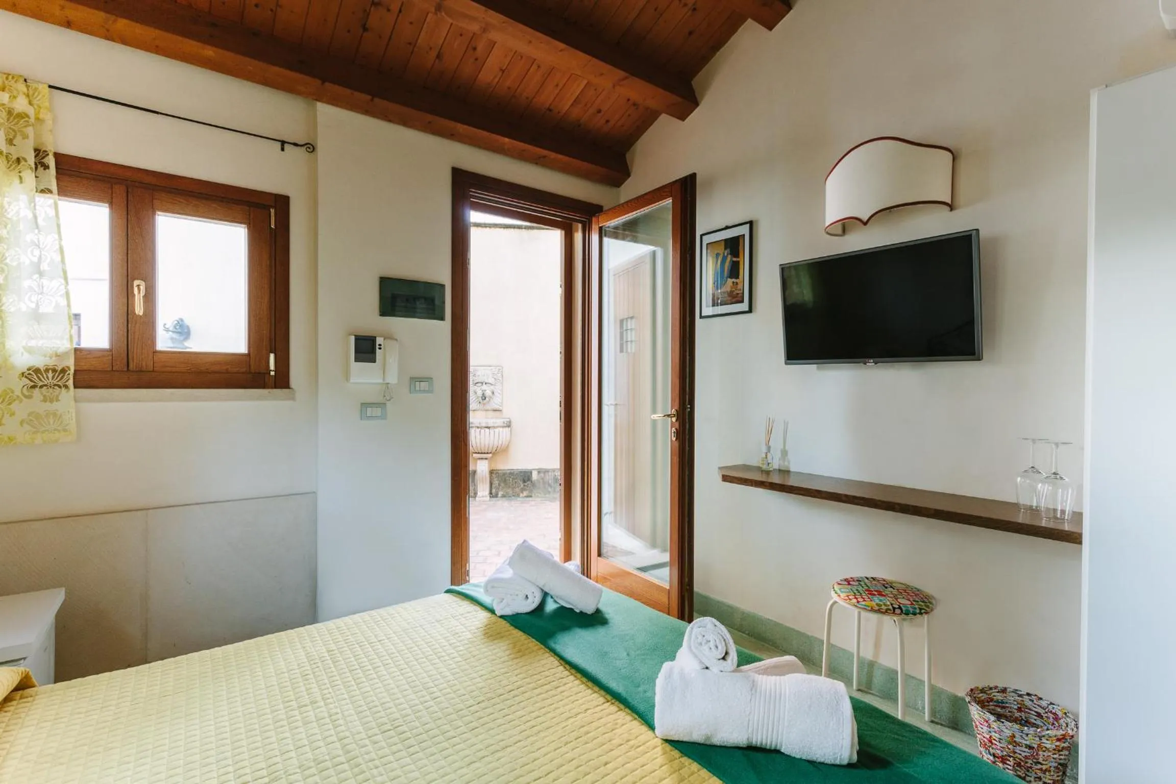 Bedroom, Bed in Dimora Archimedea