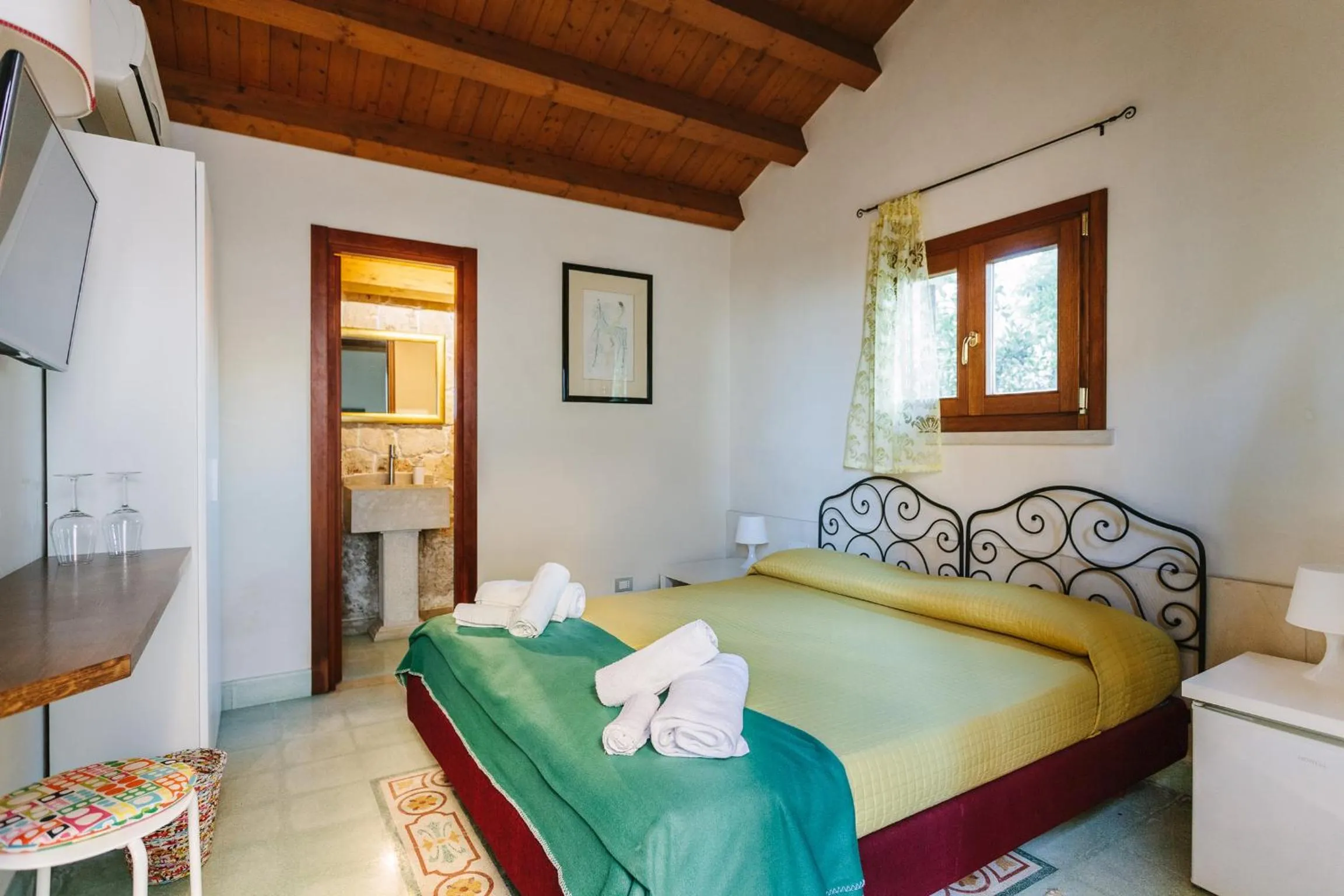 Bedroom, Bed in Dimora Archimedea