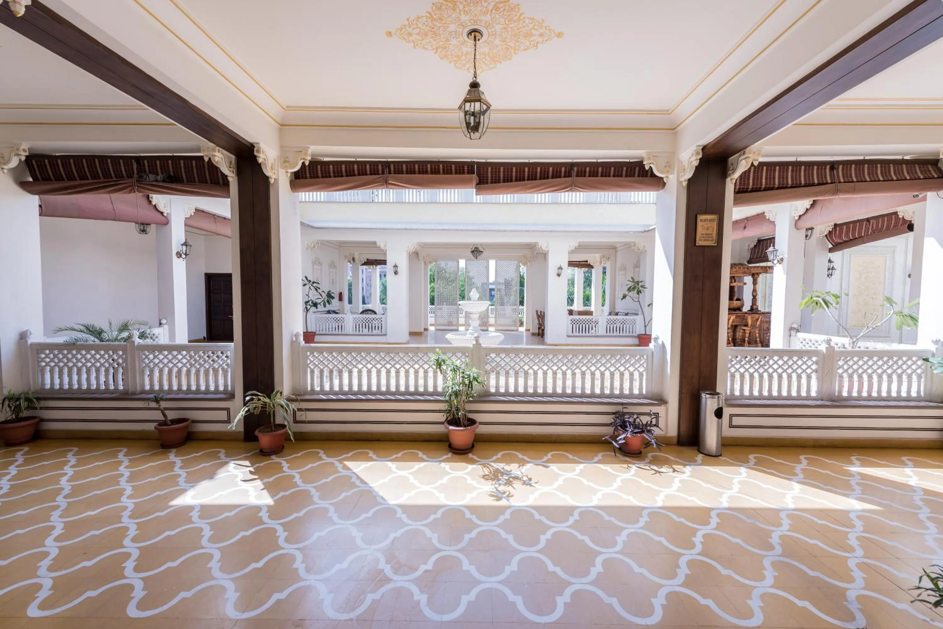Seating area in Grand Uniara A Heritage Hotel