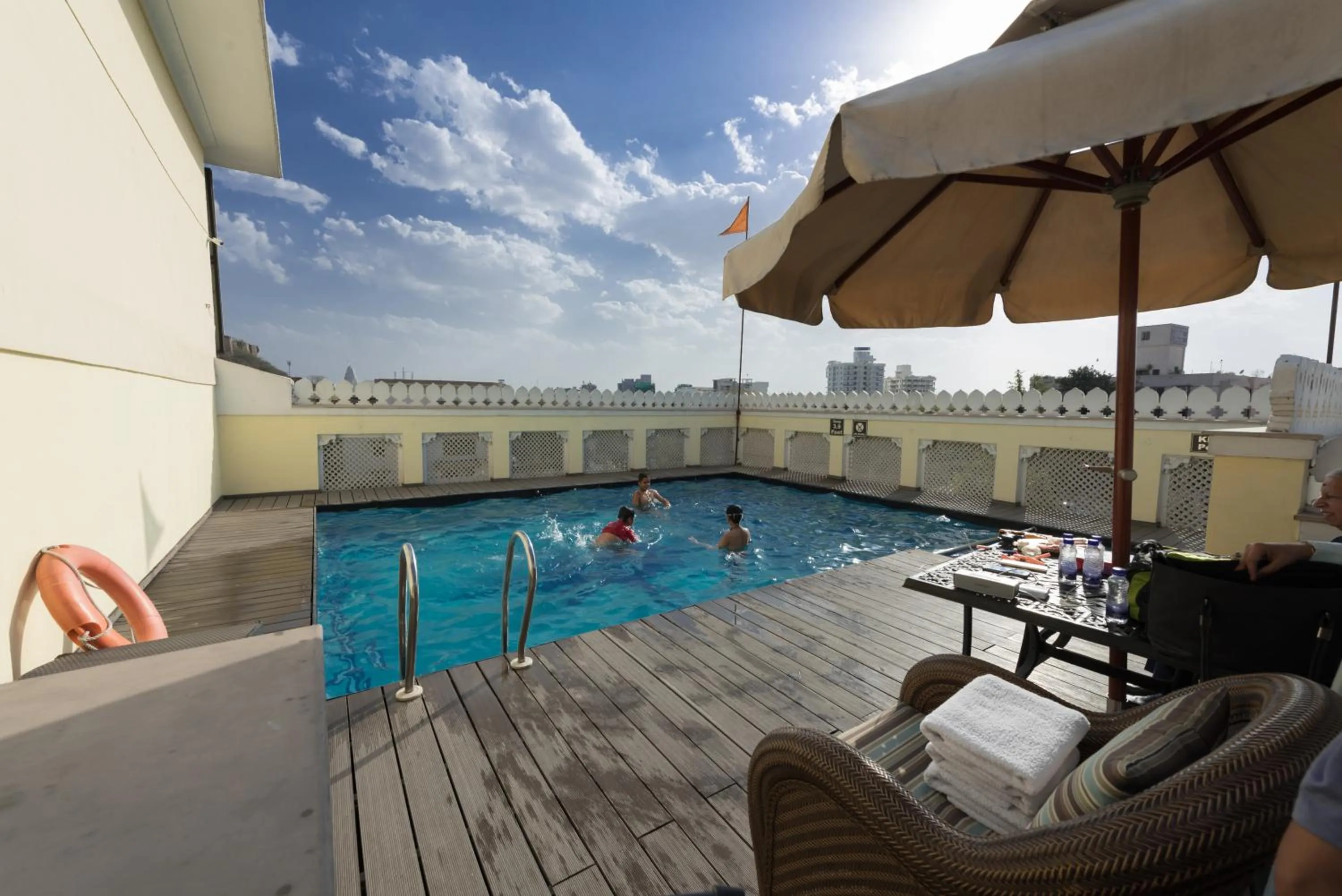 Pool view in Grand Uniara A Heritage Hotel