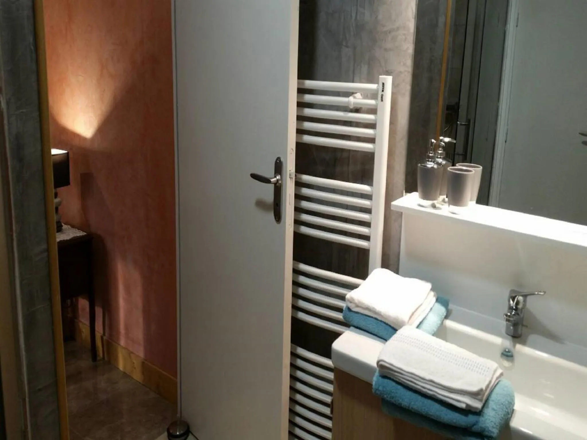 Shower in Chambres D'hôtes du Plessis