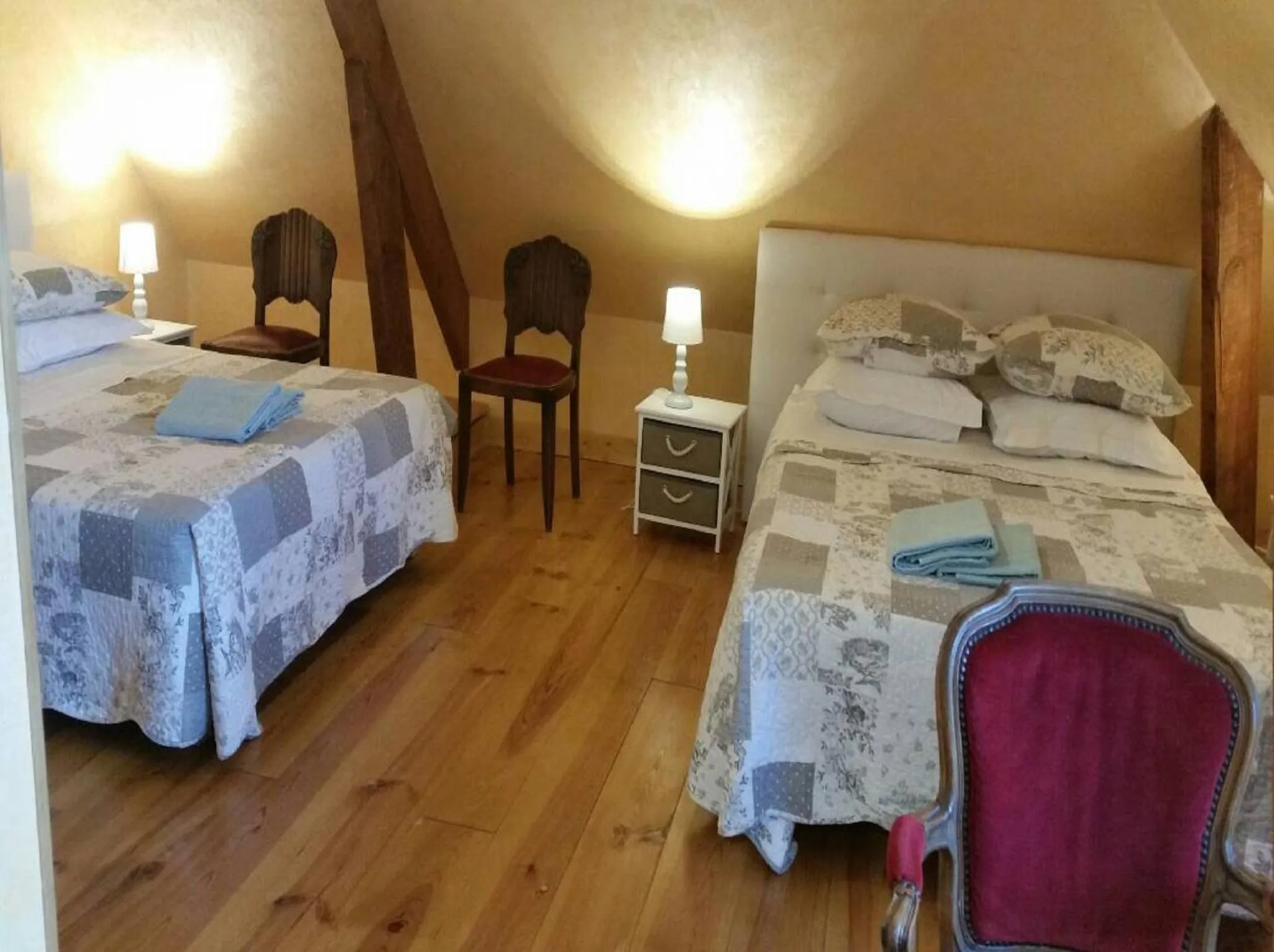 Bedroom, Bed in Chambres D'hôtes du Plessis