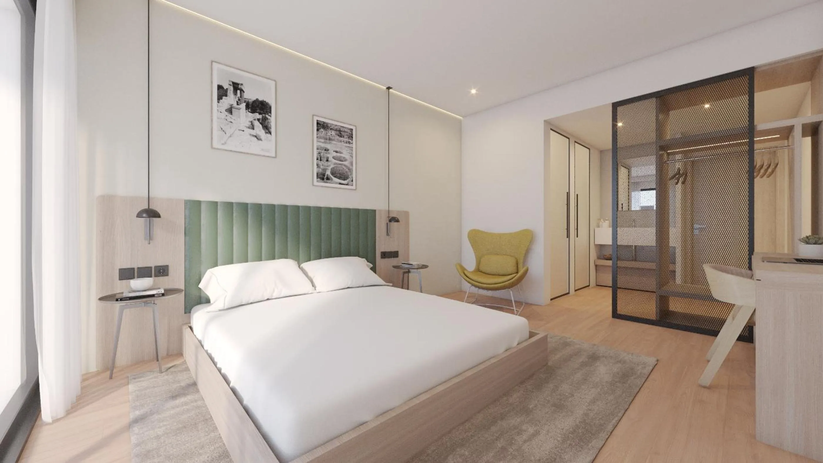 Photo of the whole room, Bed in Hilton Garden Inn Chania City