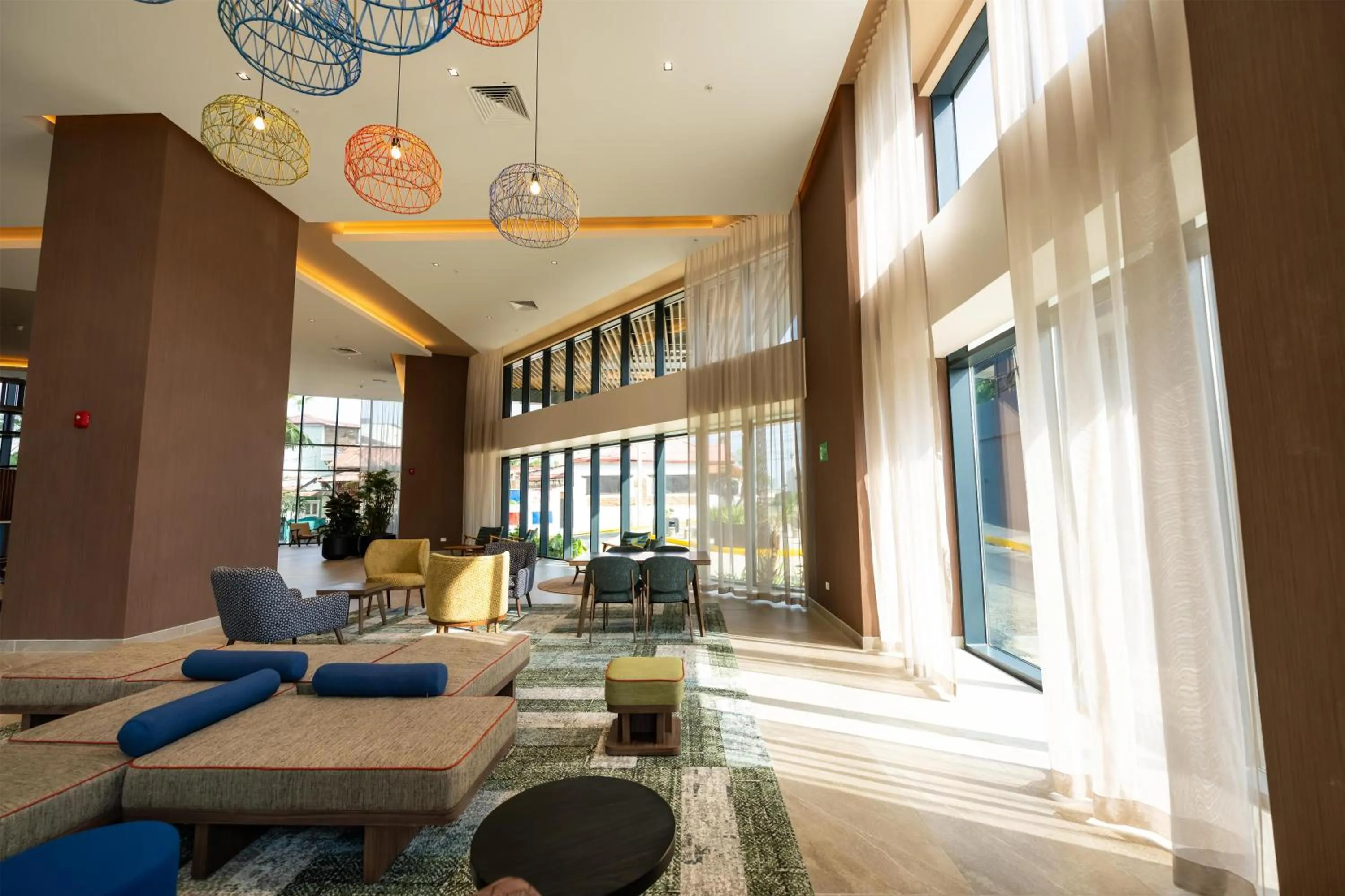 Lobby or reception in Hotel Hampton By Hilton Santiago De Los Caballeros