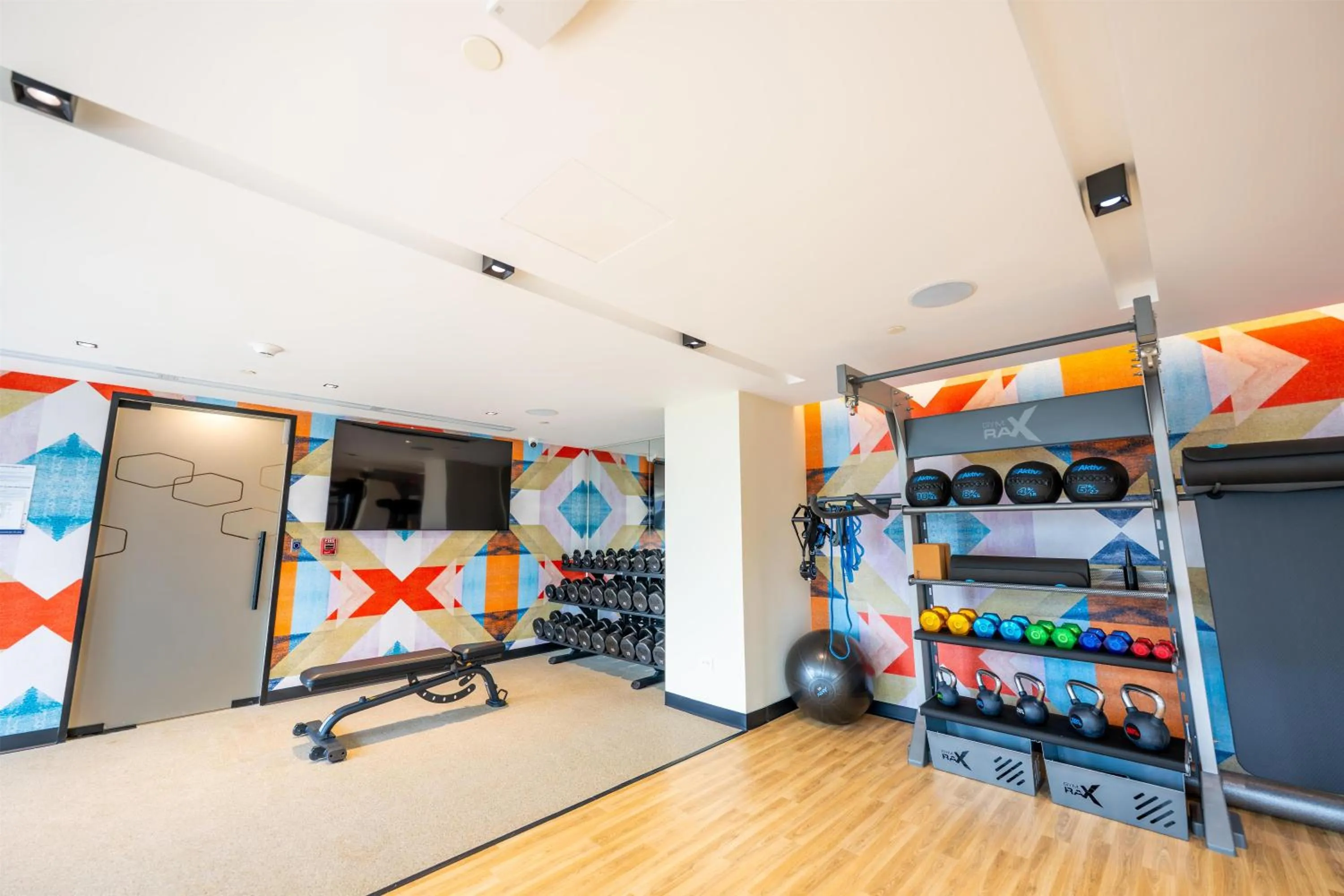 Fitness centre/facilities in Hotel Hampton By Hilton Santiago De Los Caballeros