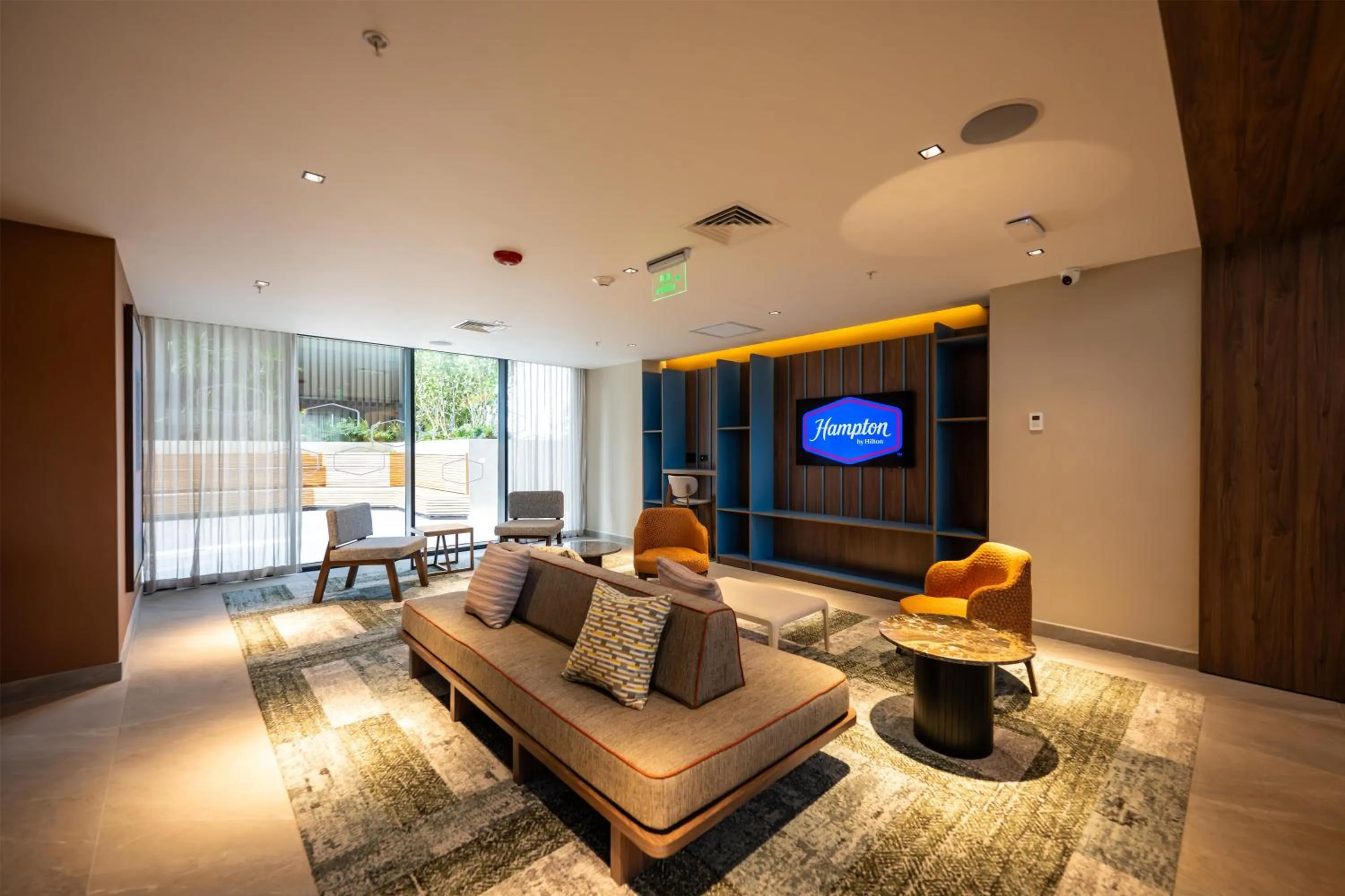 Lobby or reception in Hotel Hampton By Hilton Santiago De Los Caballeros
