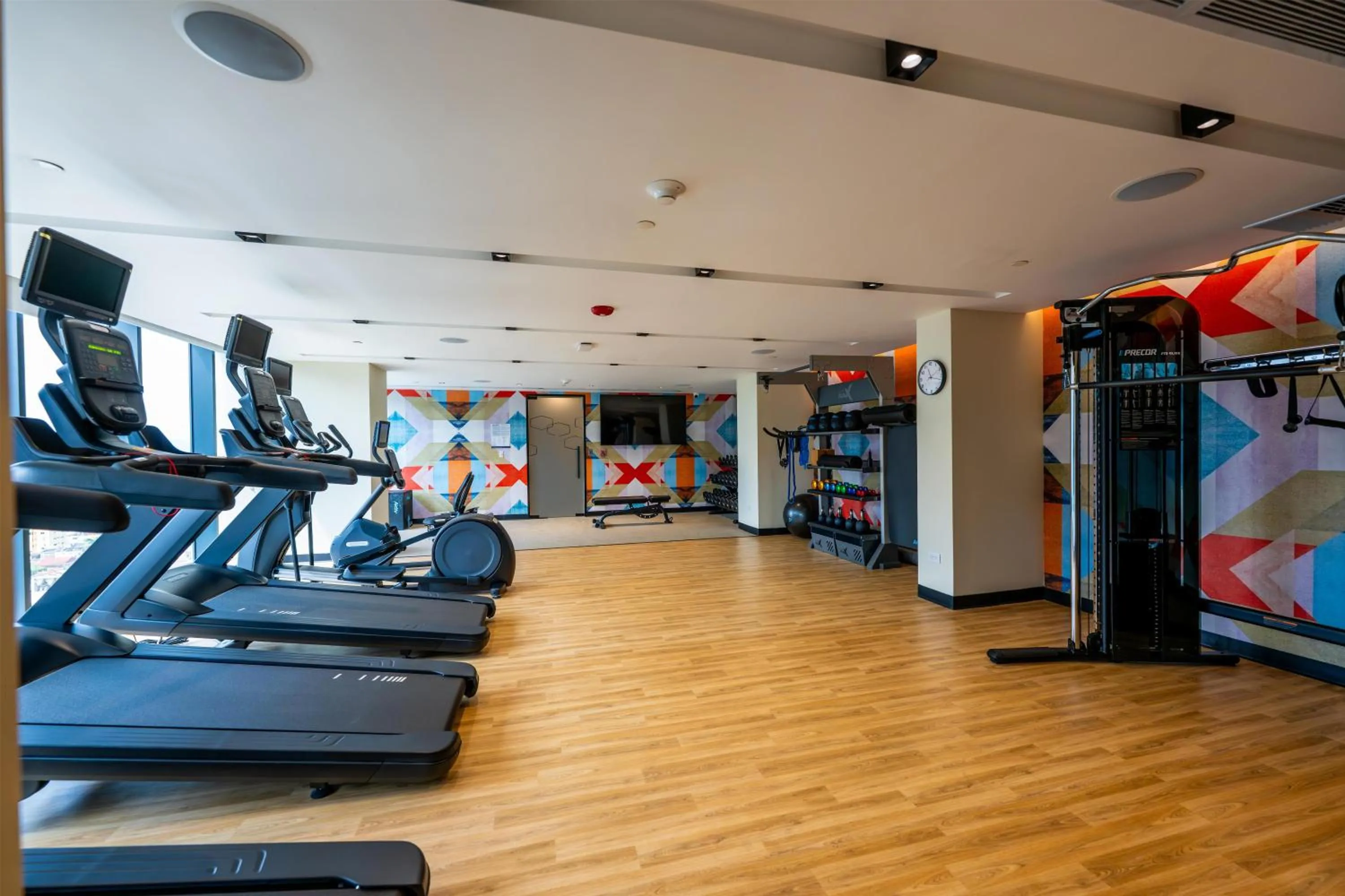 Fitness centre/facilities in Hotel Hampton By Hilton Santiago De Los Caballeros