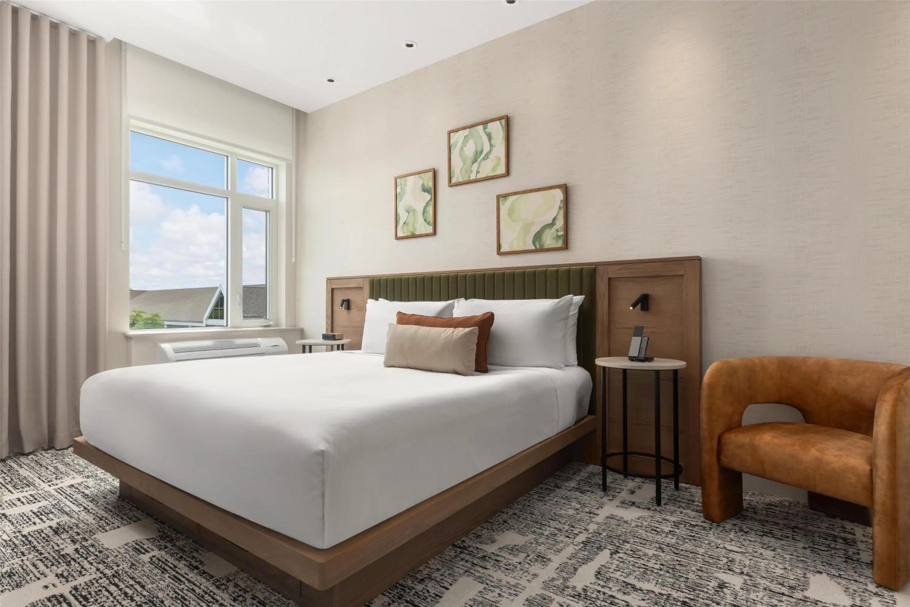 Bed in Hotel Railwayparc Montreal, Tapestry Collection By Hilton