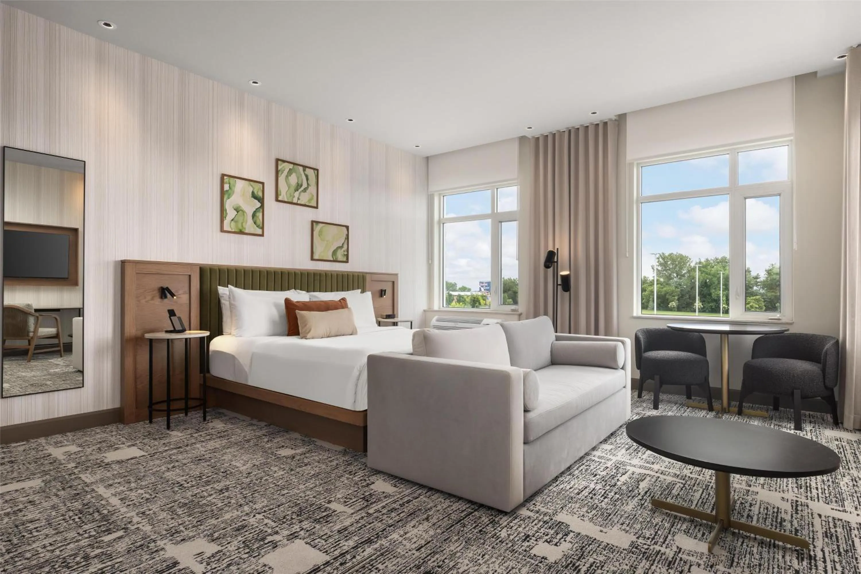 Bed in Hotel Railwayparc Montreal, Tapestry Collection By Hilton