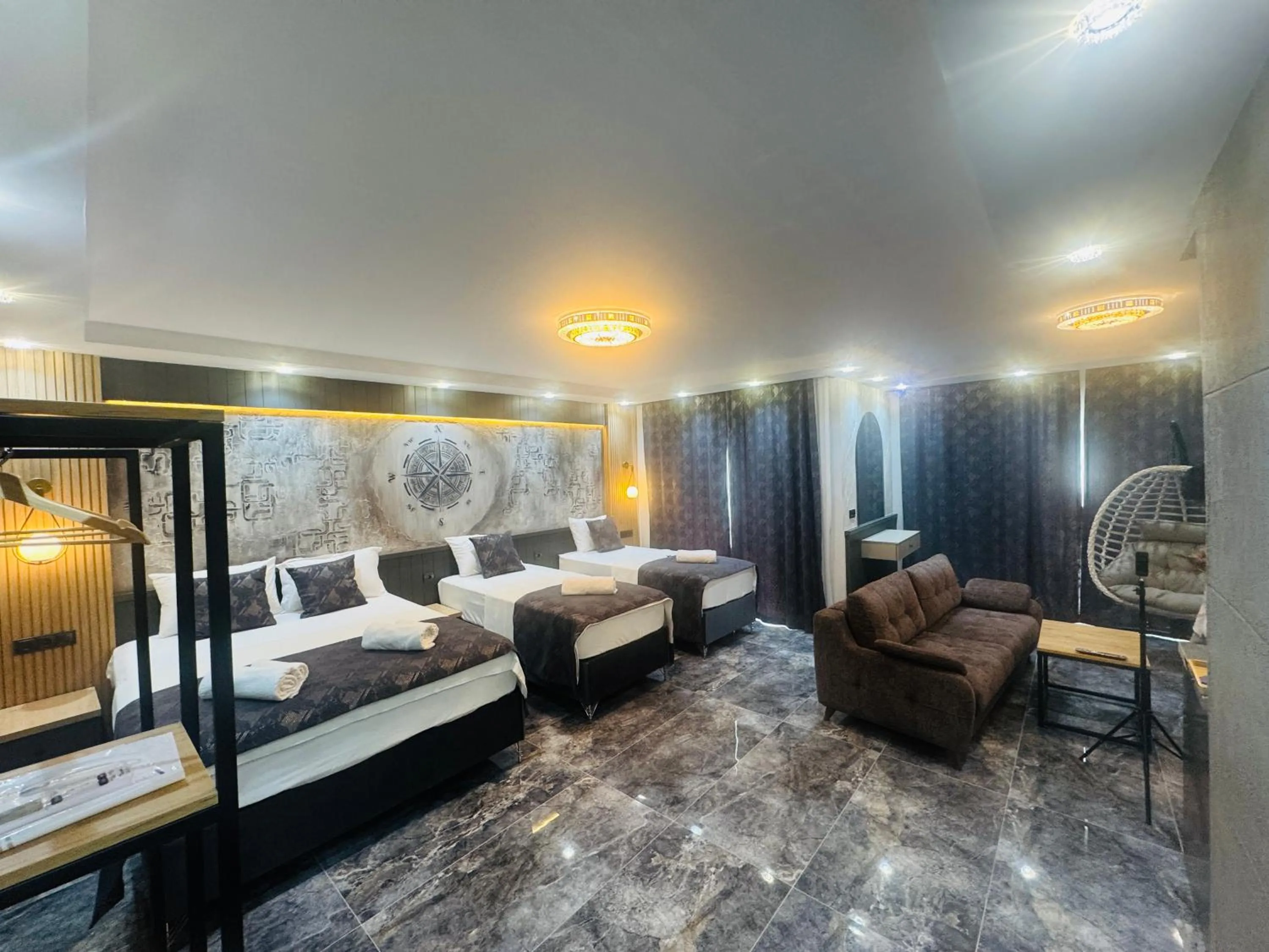 Photo of the whole room, Bed in Tikir House