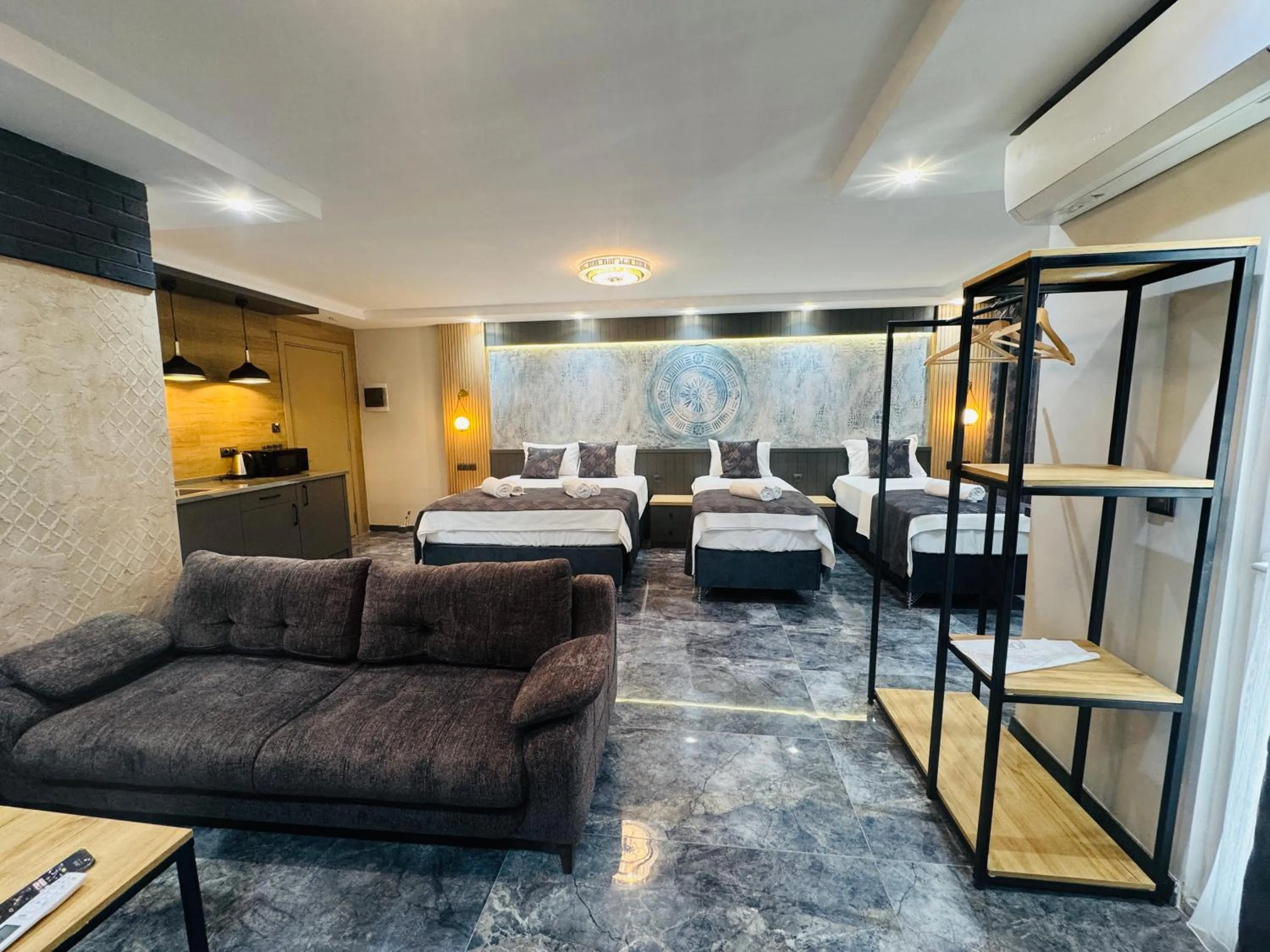 Living room, Bed in Tikir House