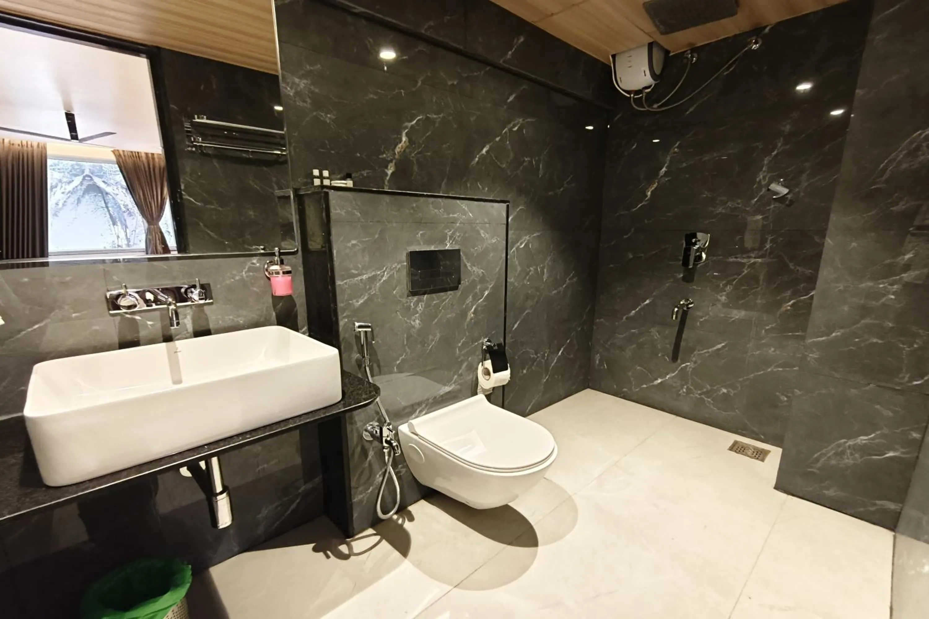 Shower in The Golden Arc