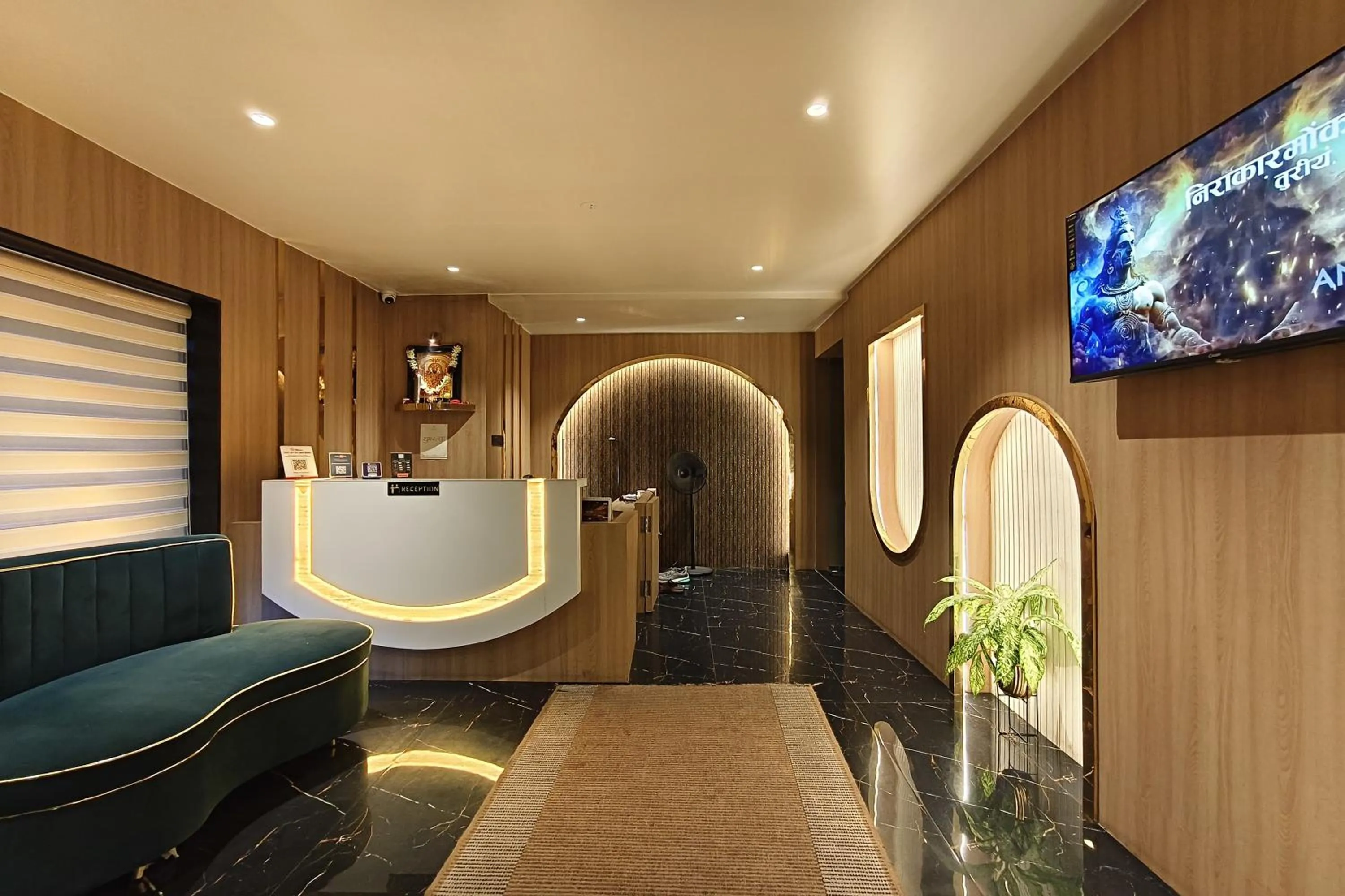 Lobby or reception in The Golden Arc