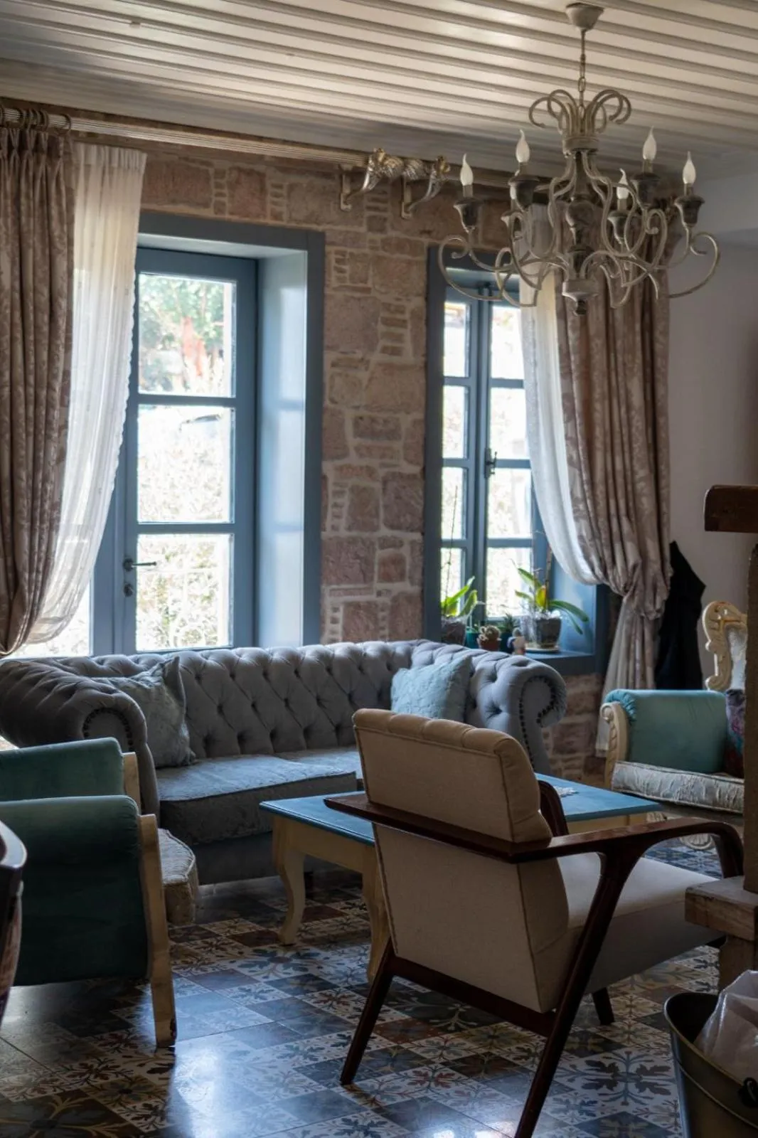 Seating area in Cunda Fora Hotel