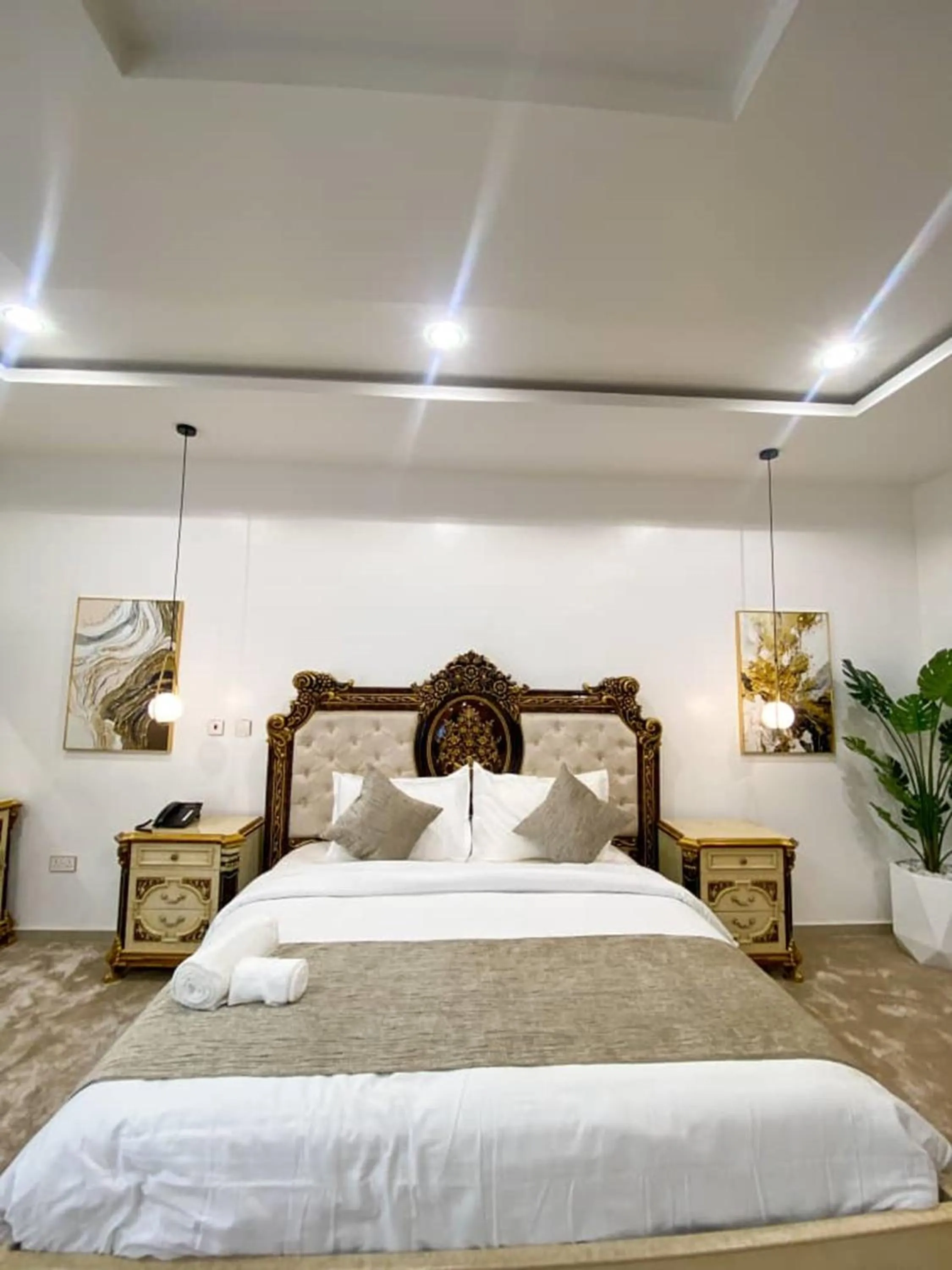 Bed in UrbanEdge Hotel