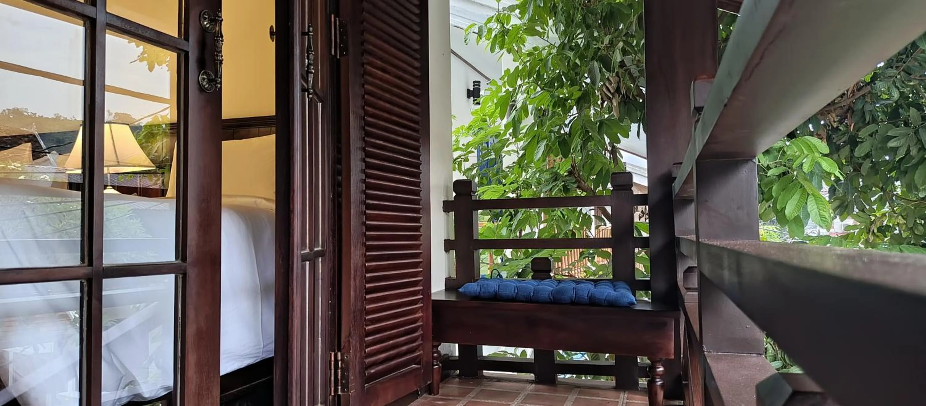 Quiet street view in Sengphachanh Heritage Boutique