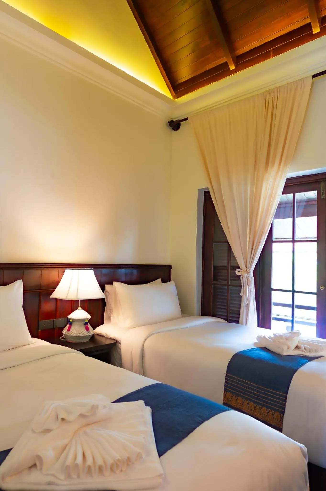 Bed in Sengphachanh Heritage Boutique