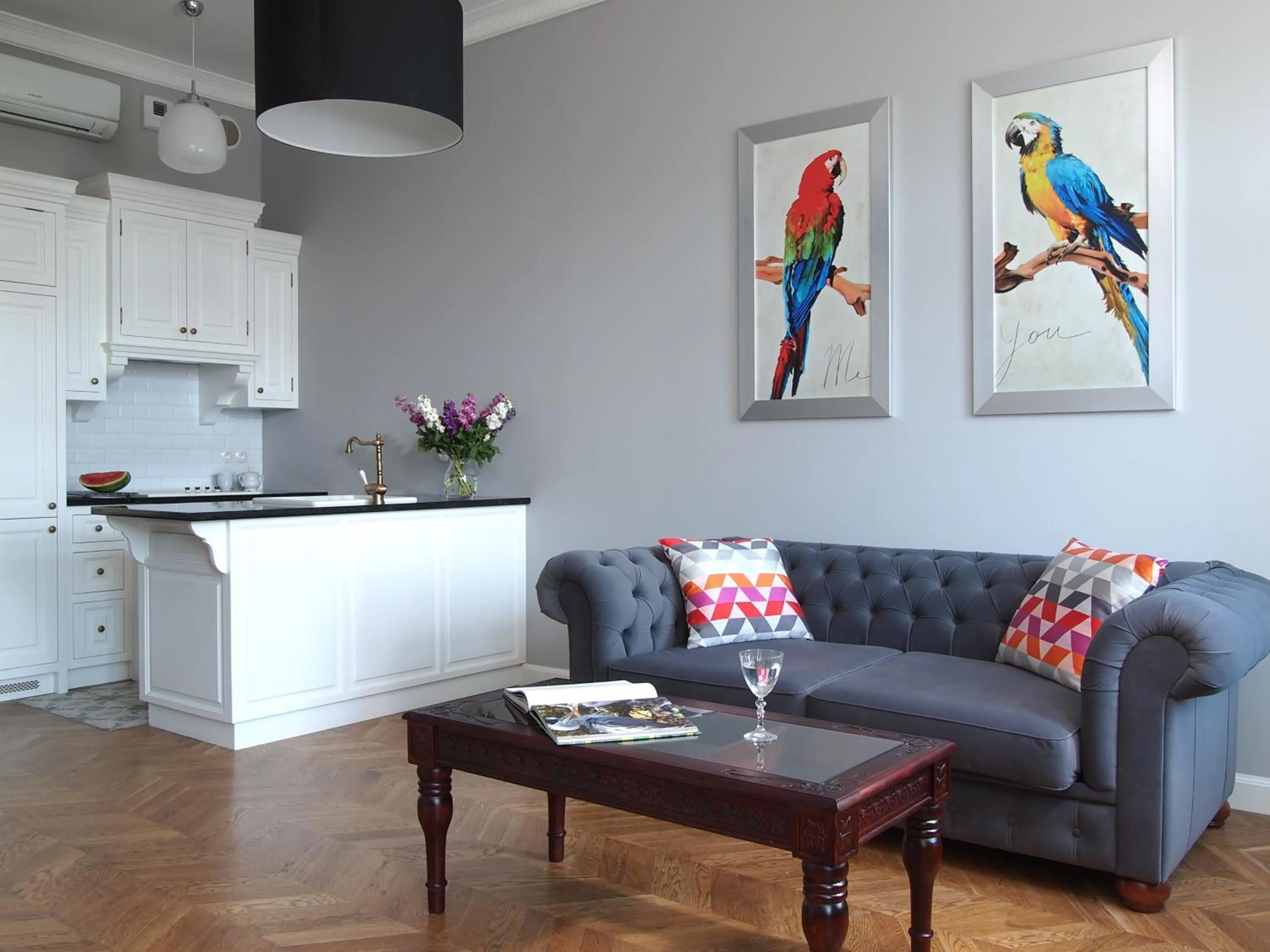 Living room in Warsaw Concept