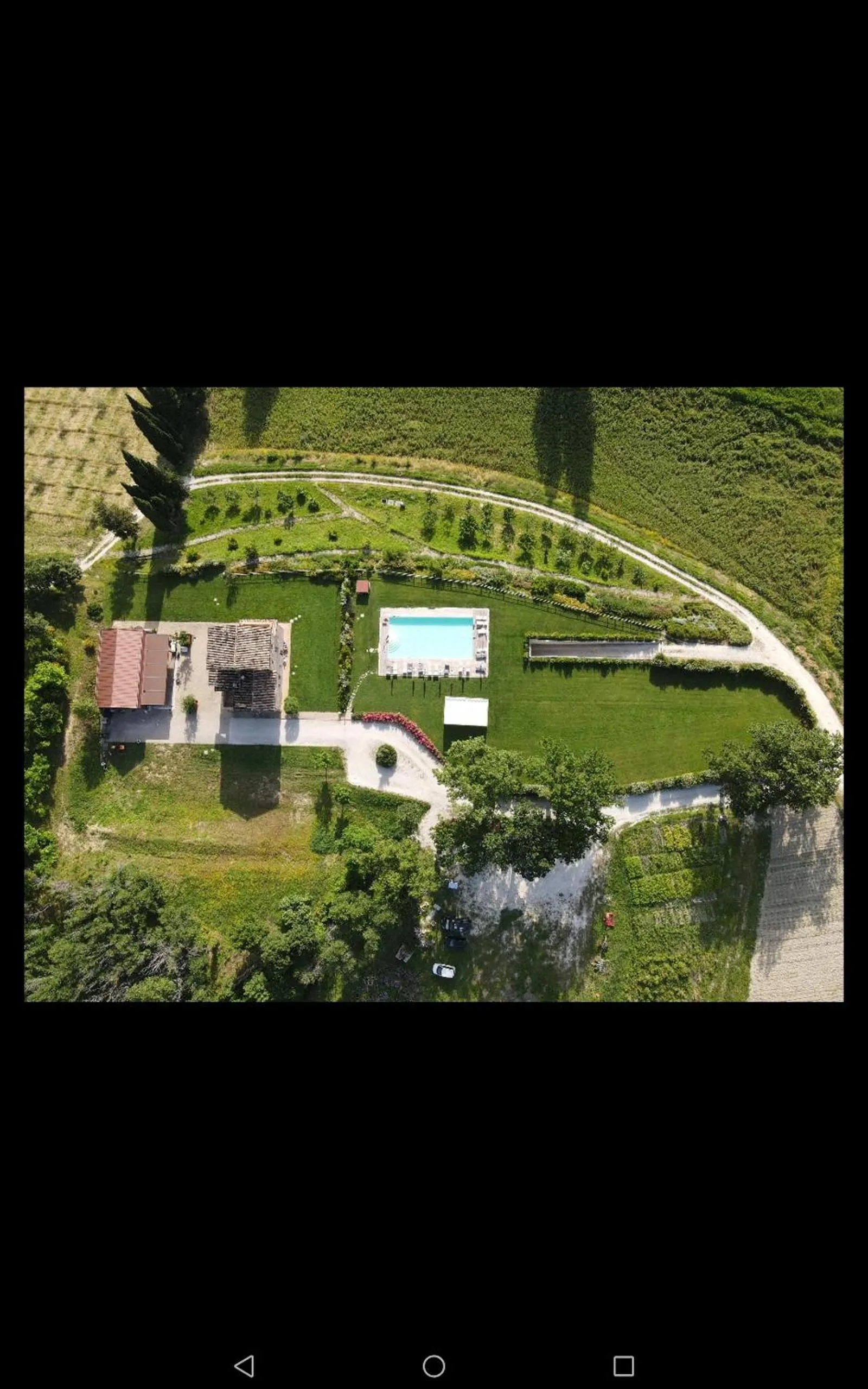 Bird's eye view in Agriturismo Colle Casini Cortesi