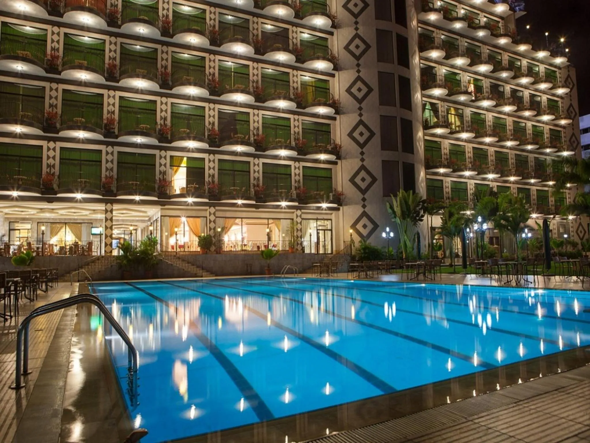 Swimming pool in Atlantic Palace Hotel