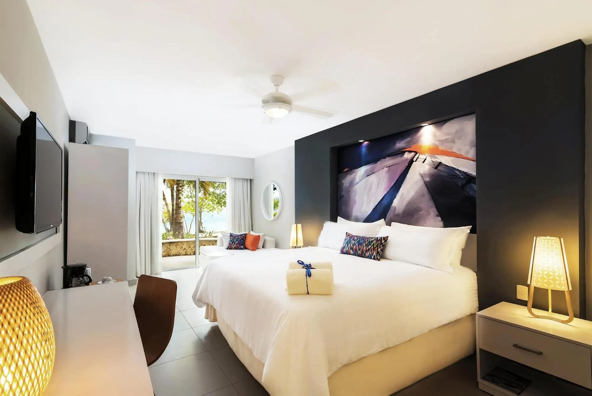 View (from property/room), Bed in Emotions by Hodelpa - Juan Dolio