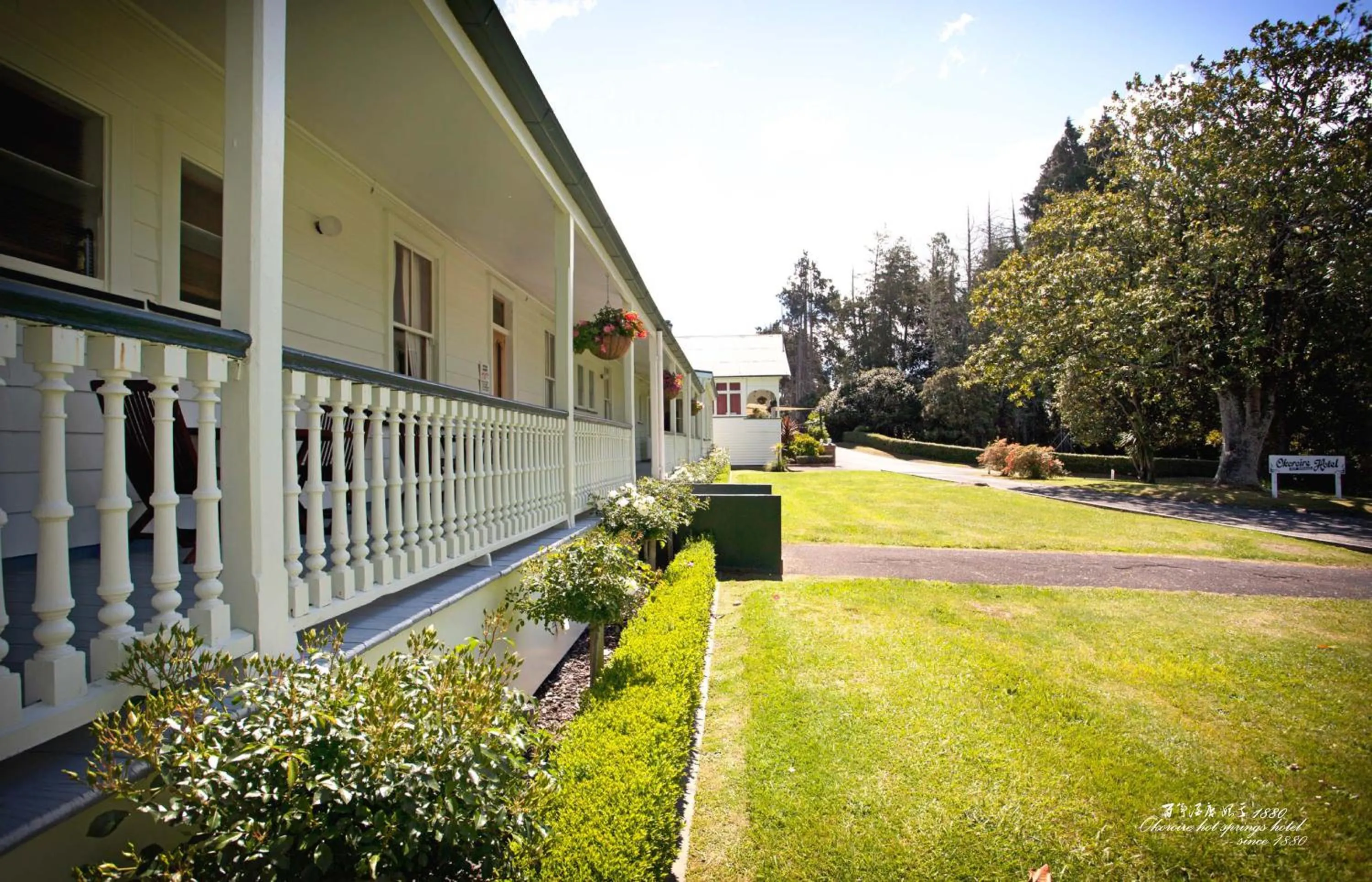 Balcony/Terrace in Okoroire Hot Springs Hotel