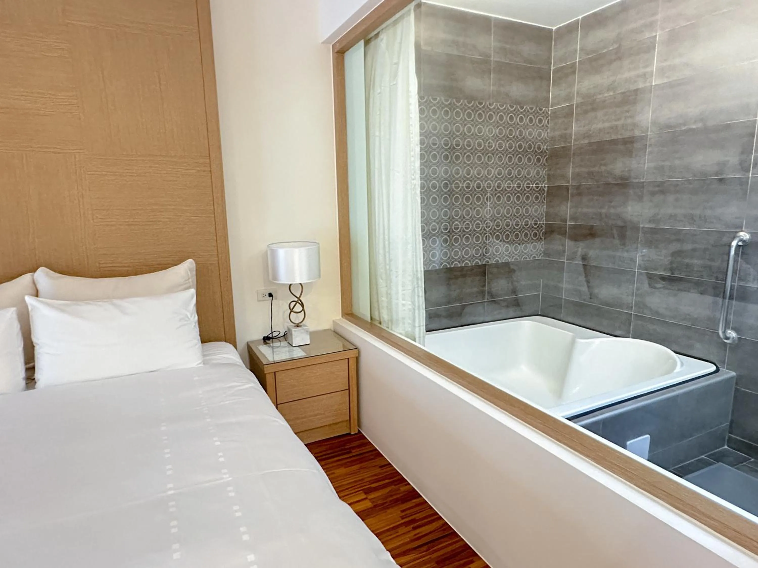 Bath, Bed in Yage Hotspring House