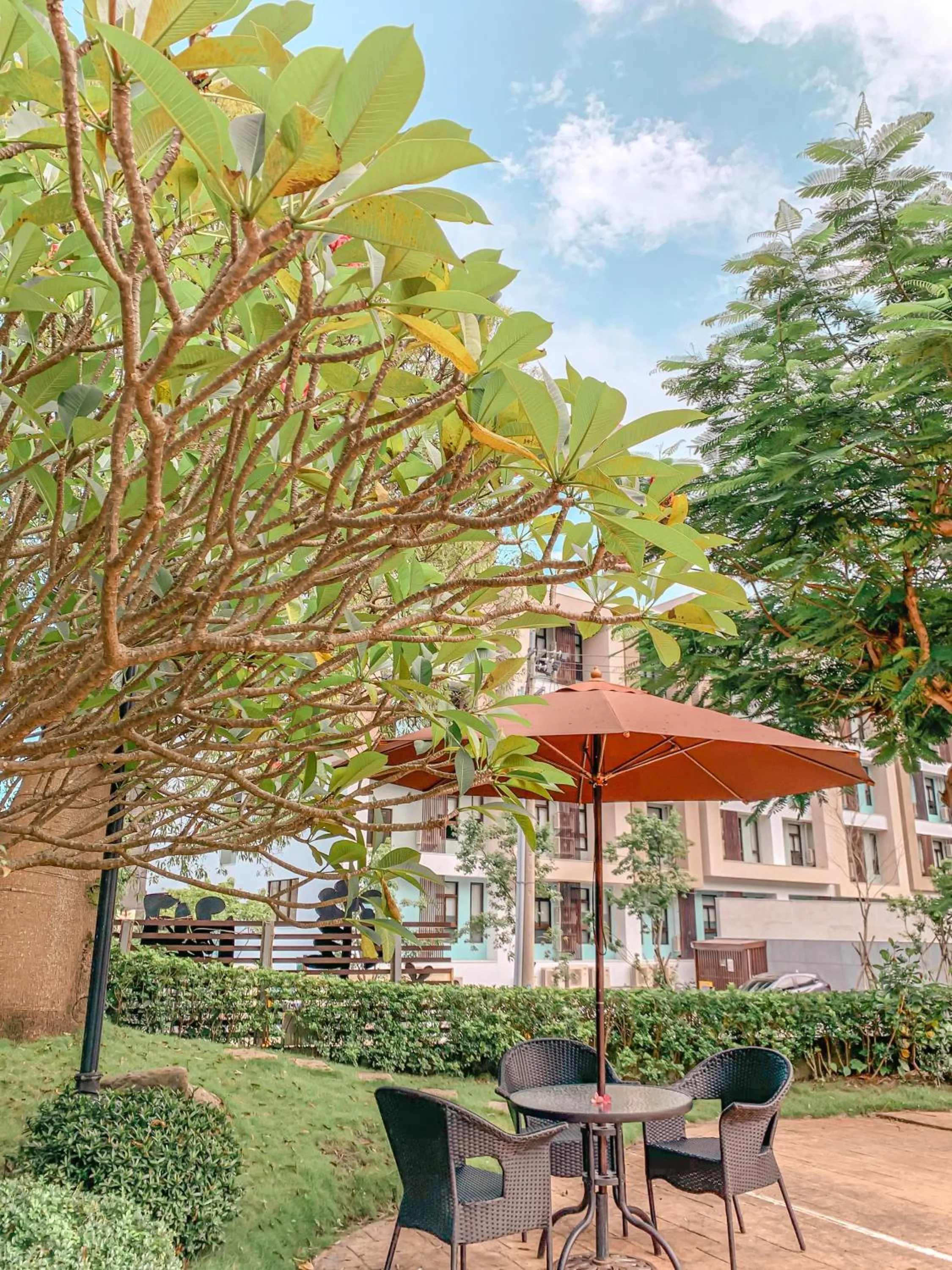 Patio in Yage Hotspring House