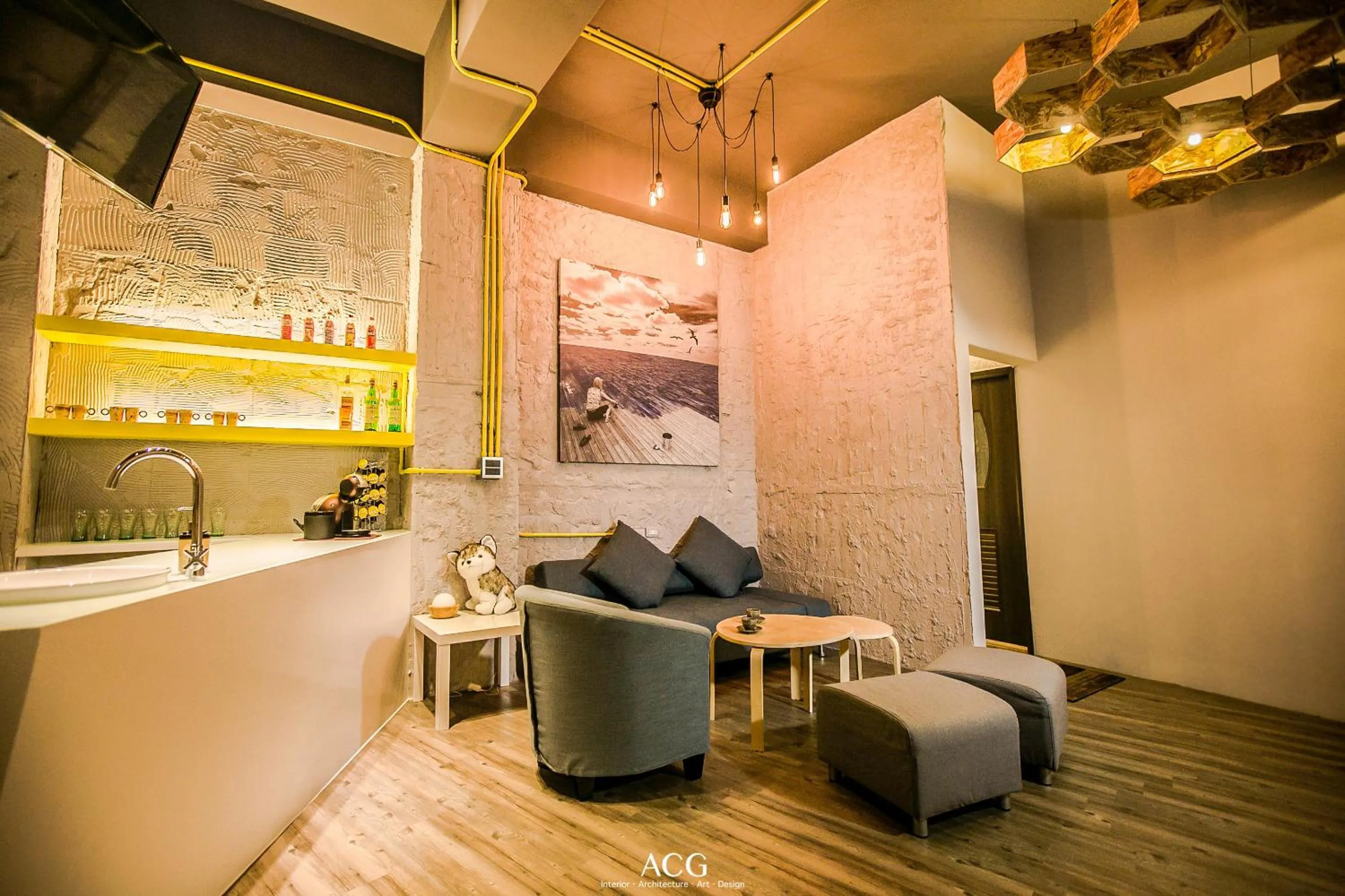 Communal lounge/ TV room in Art Zone