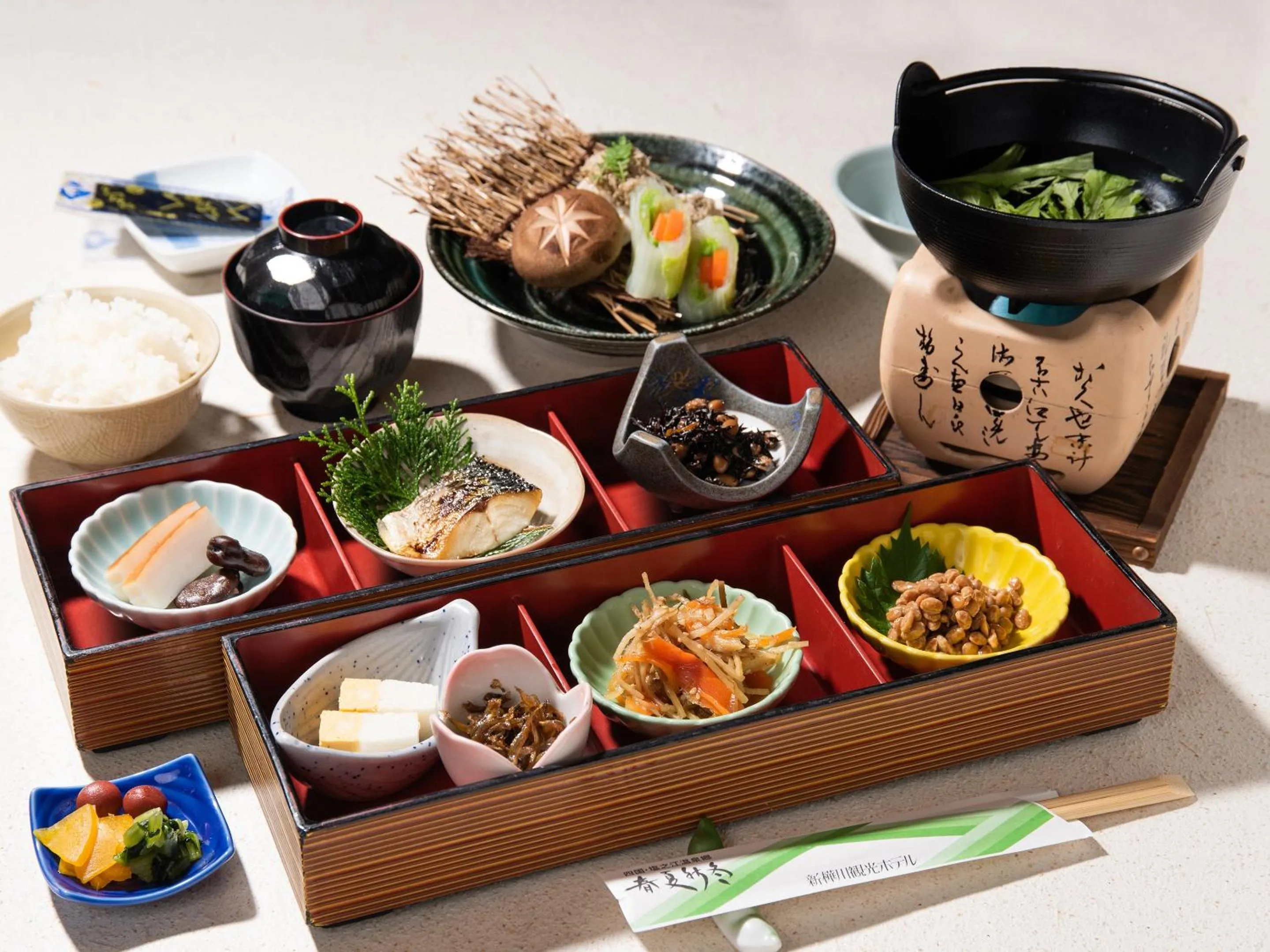 Breakfast in Shin Kabakawa Kanko Hotel