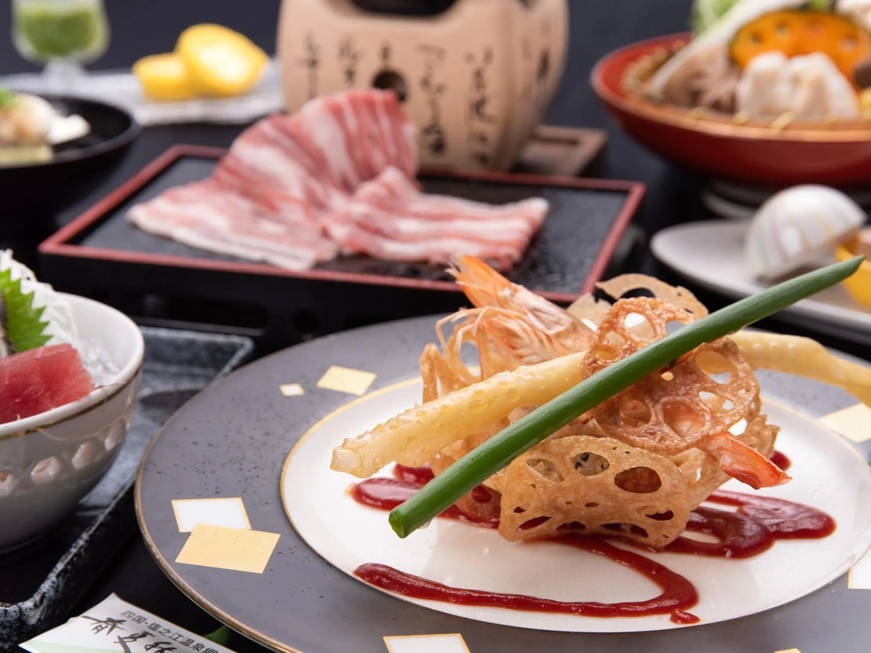 Dinner in Shin Kabakawa Kanko Hotel