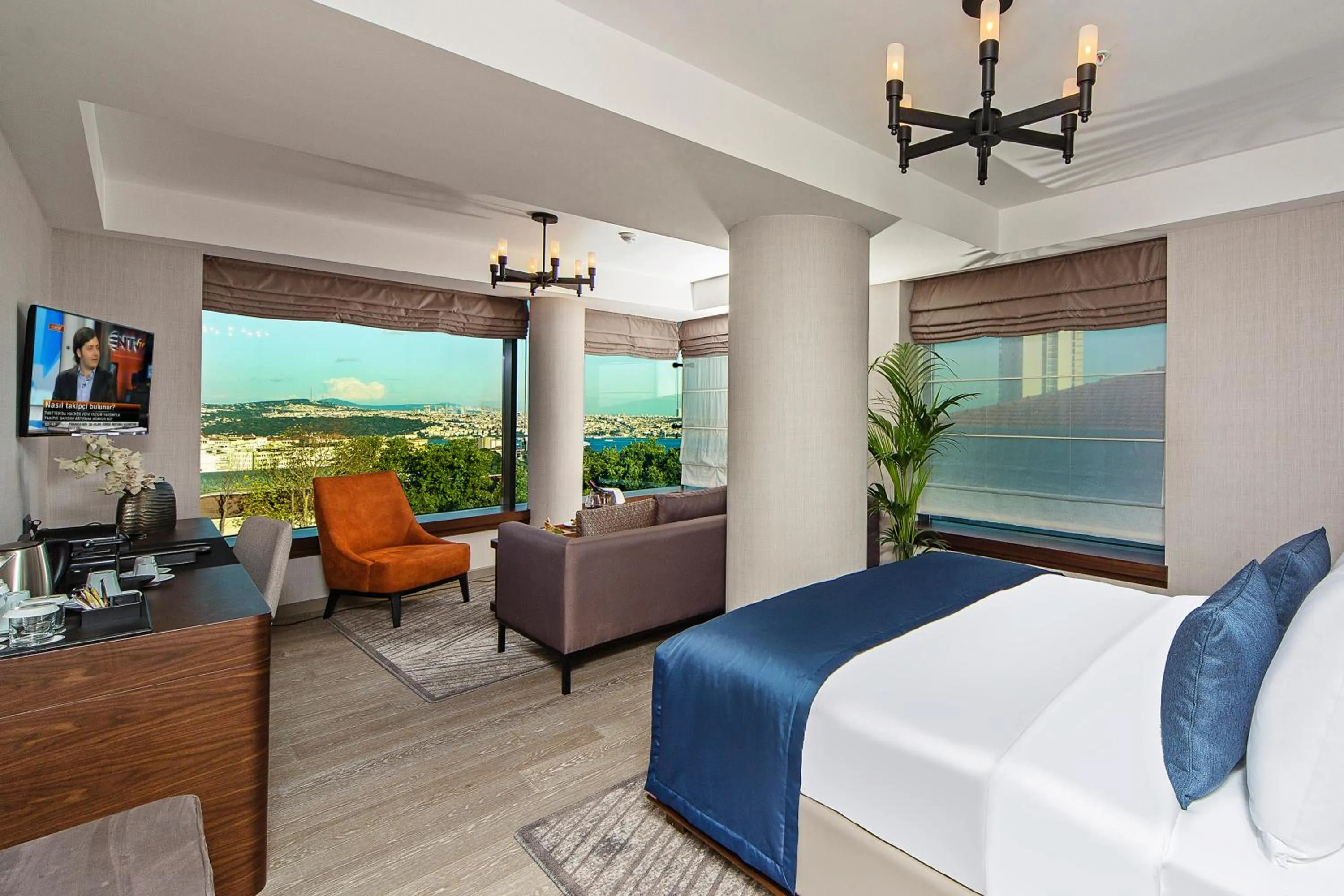 Coffee/tea facilities, Bed in Arts Hotel Harbiye - Special Class