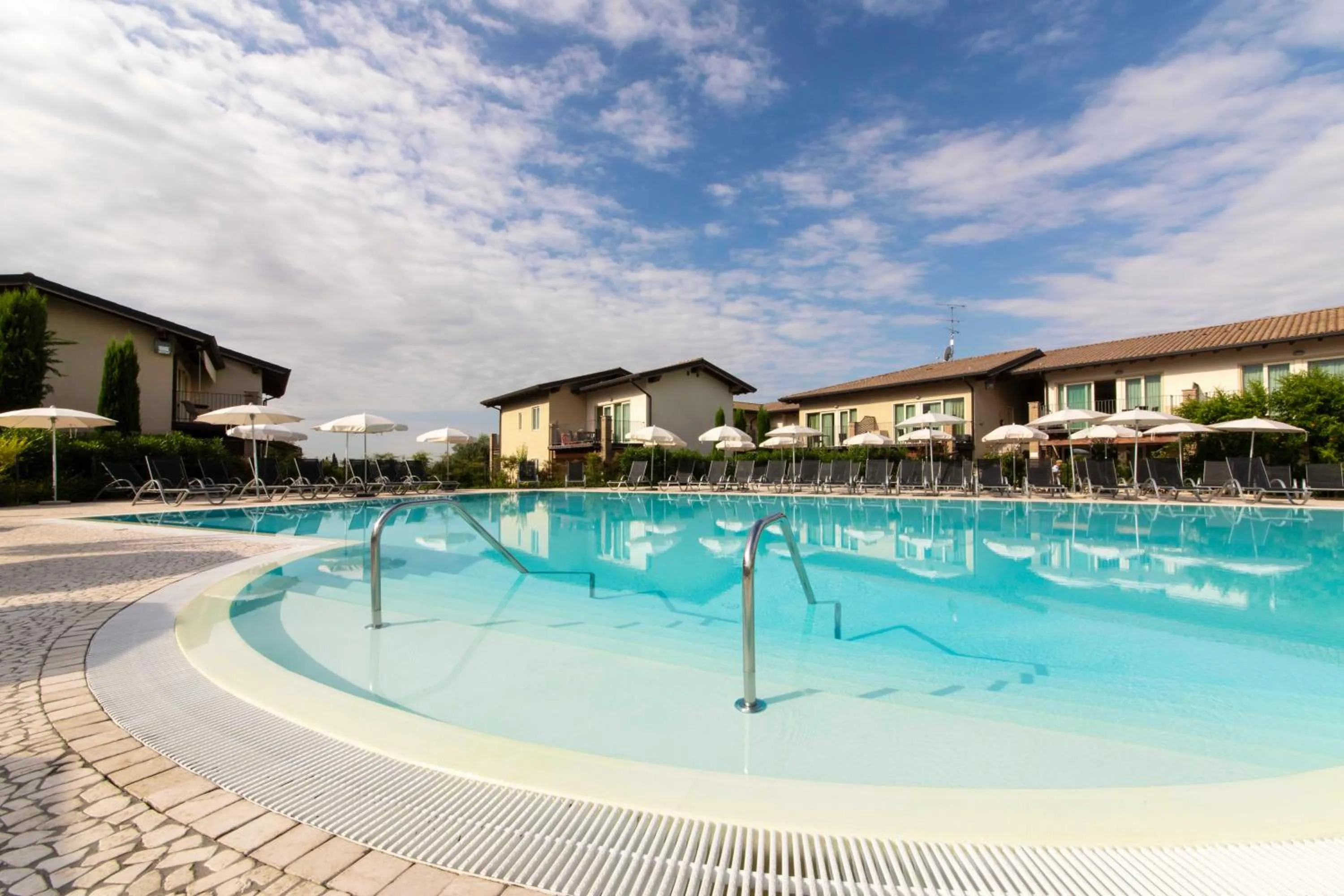 Pool view in Lake Garda Resort