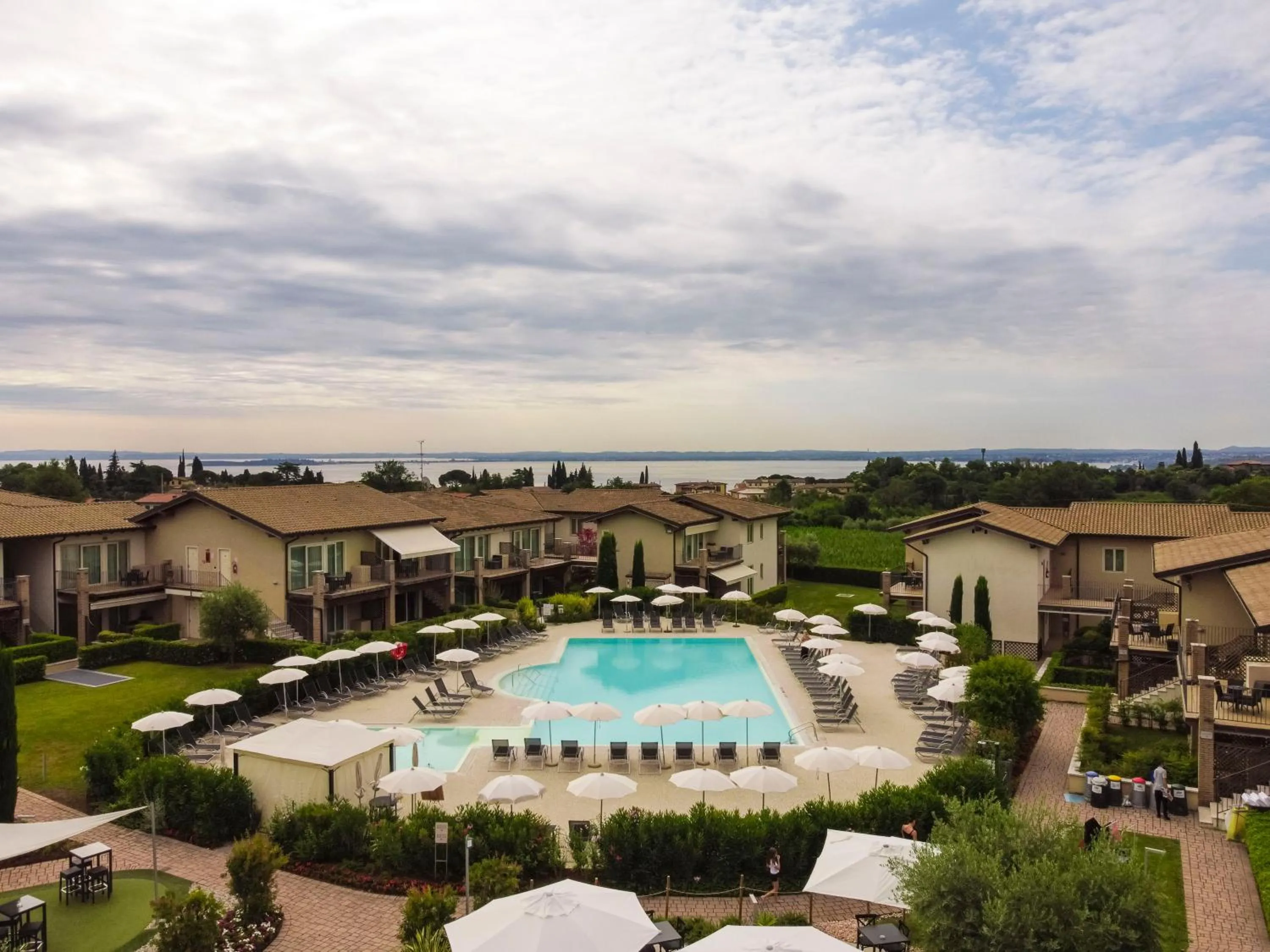 Bird's eye view in Lake Garda Resort